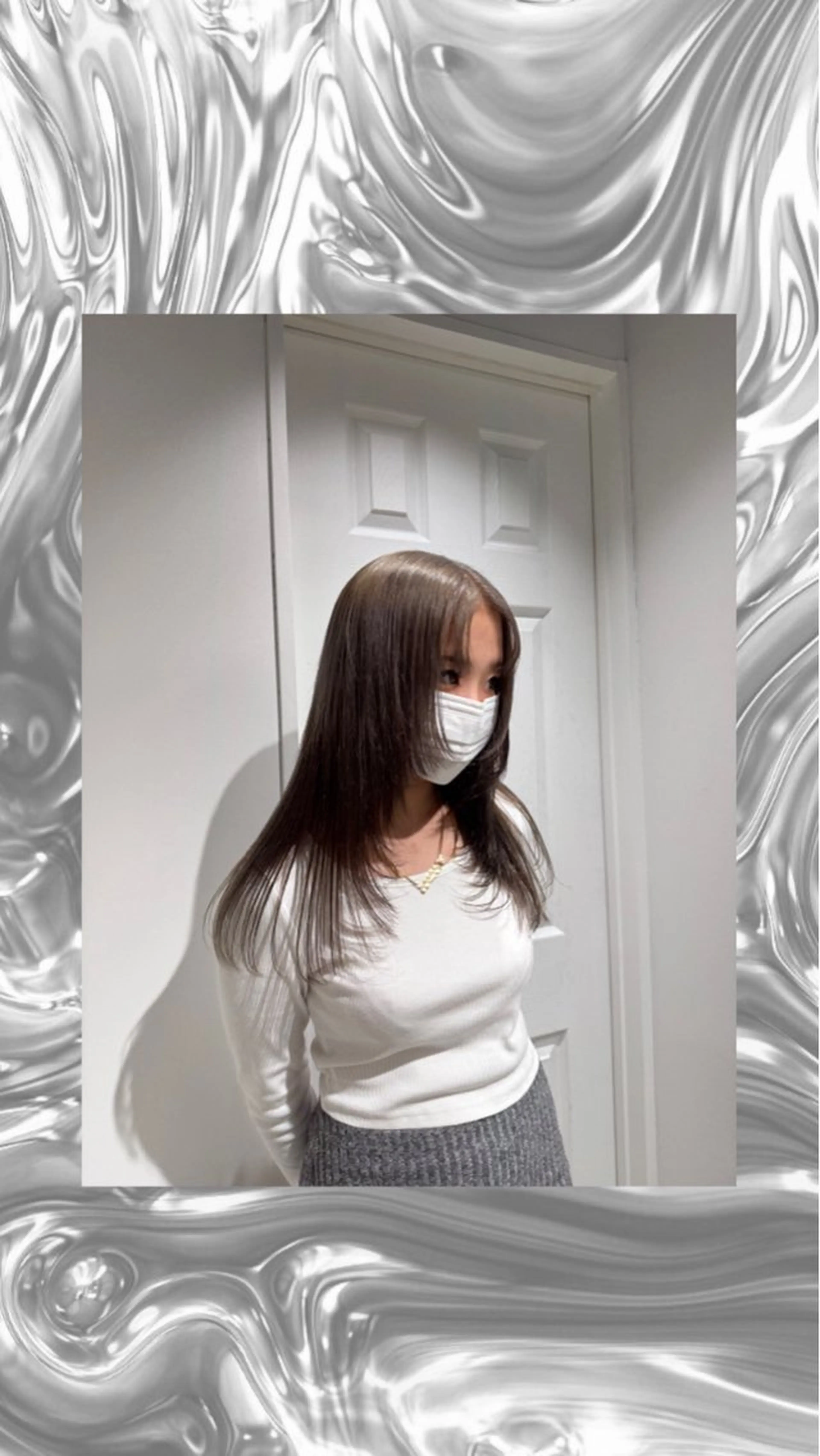 セミロング ヘアカラー 🩵yuribou ／カラー／ボブ🩵のヘアスタイル