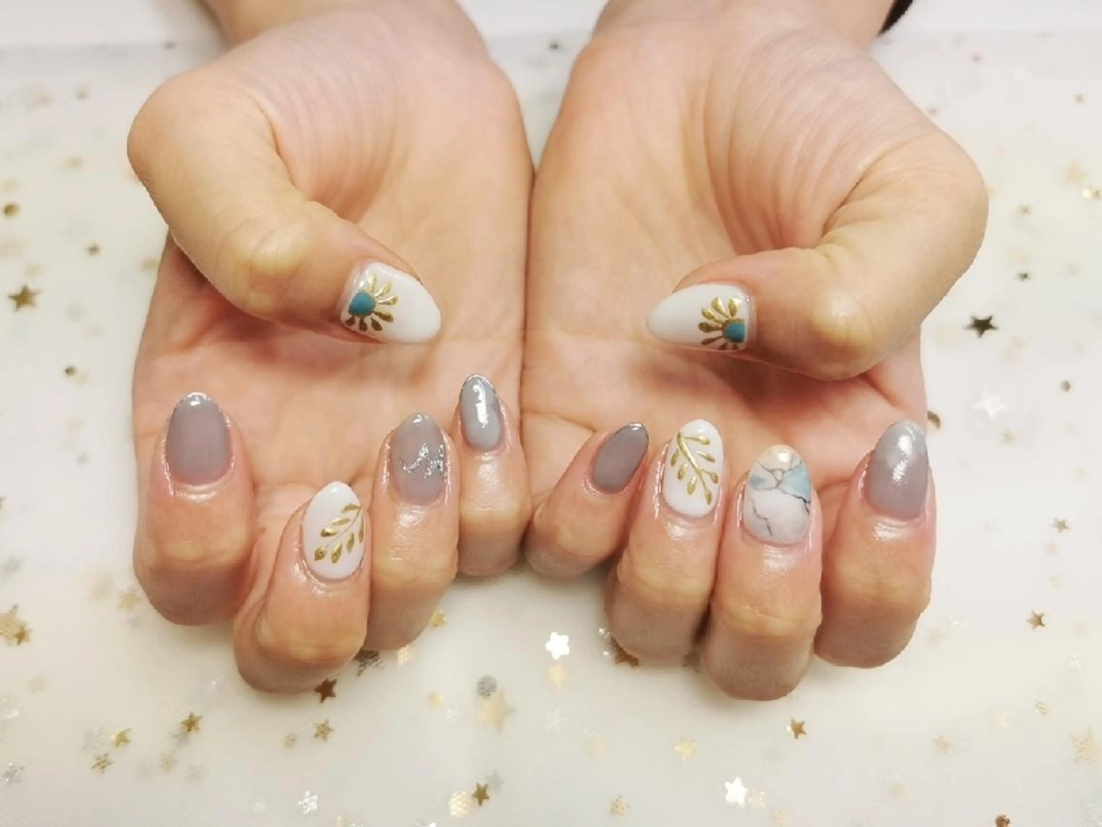 ネイル ハンドネイル 上福岡 らんらんのネイルデザイン