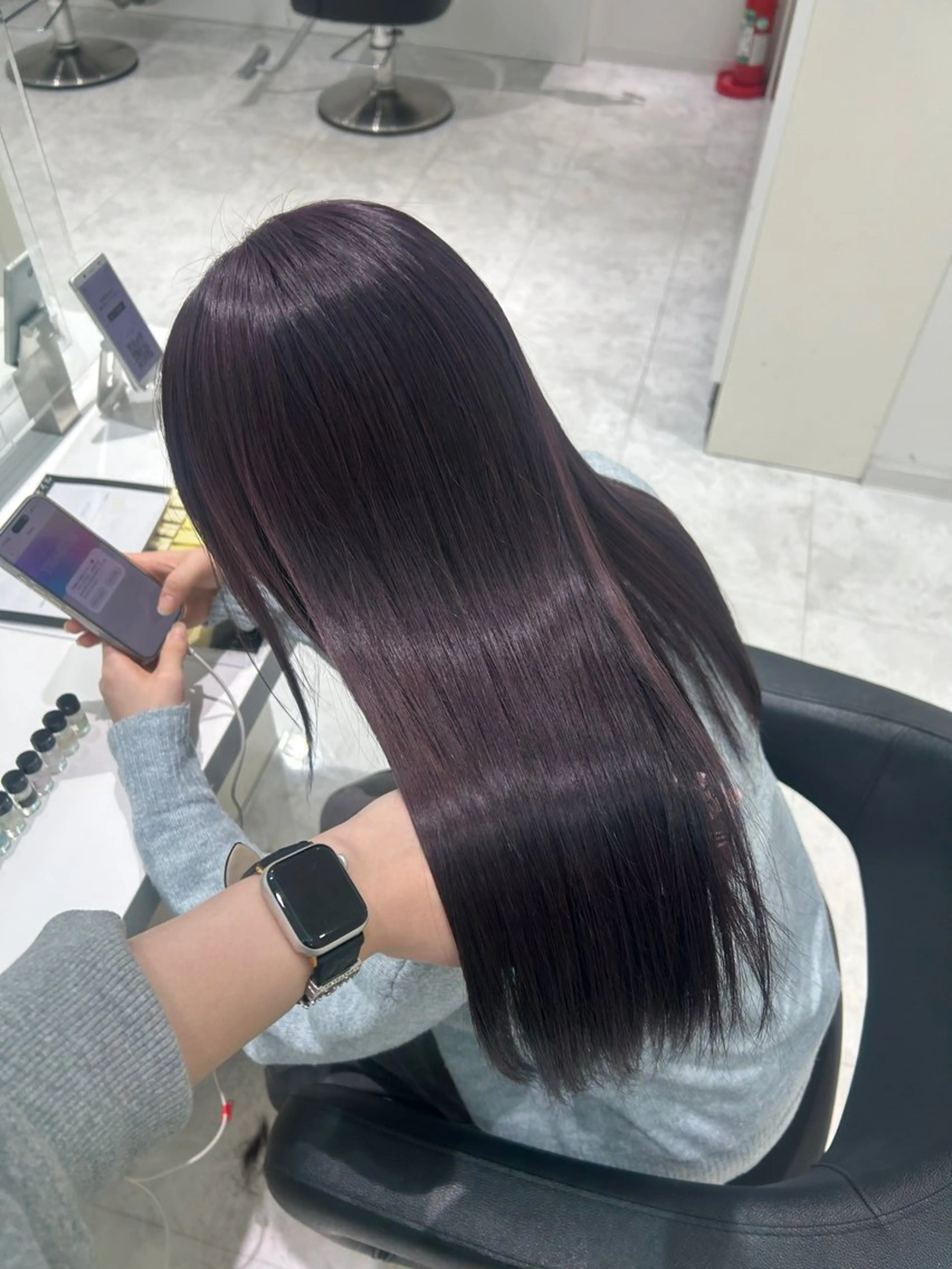 ロング カラー ヘアカラー 💗ブリーチなし暖色 kotono💗のヘアスタイル