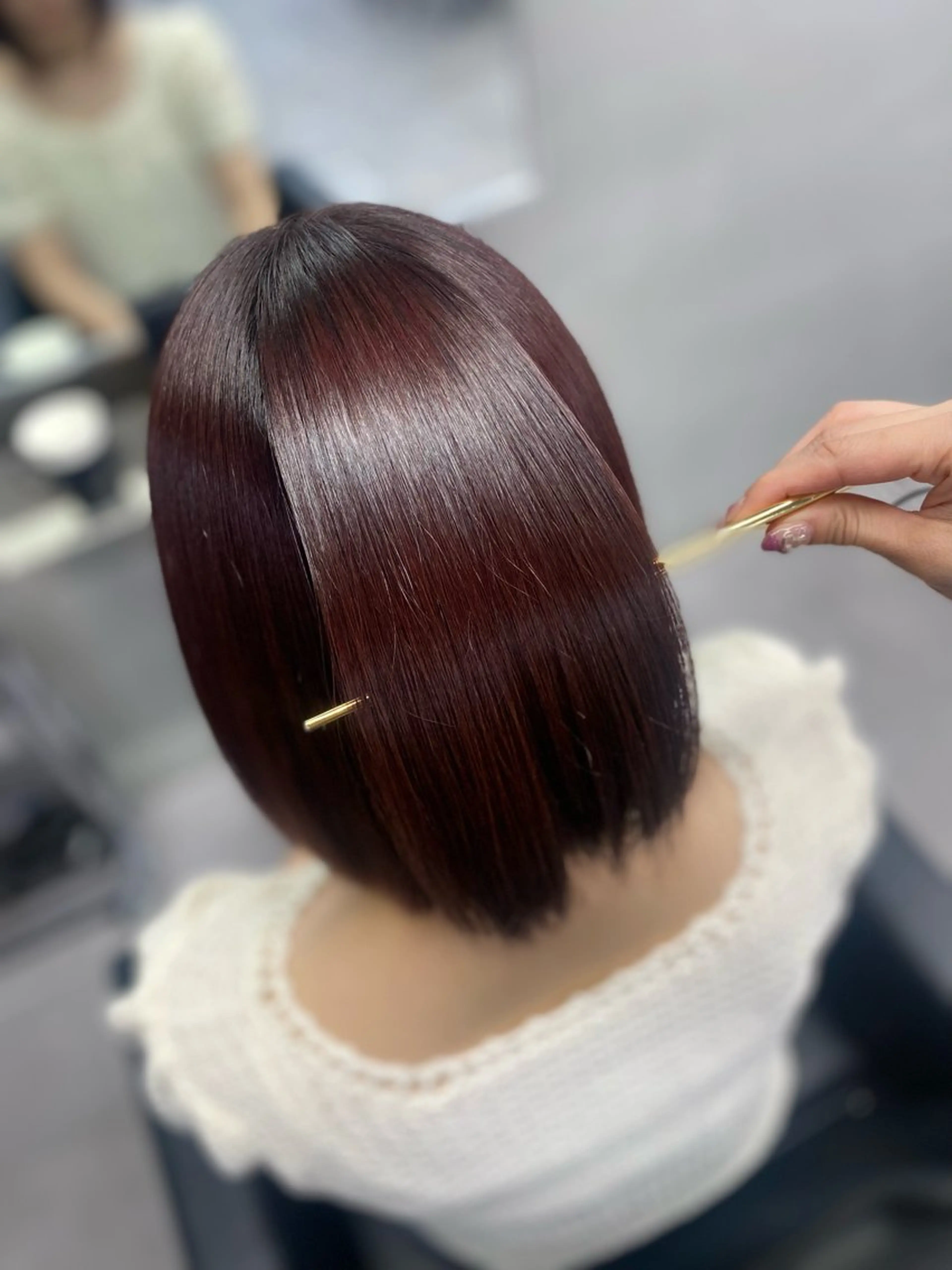 ショート カット ヘアカラー トリートメント 艶髪/縮毛矯正 🫧辻野海羽のヘアスタイル