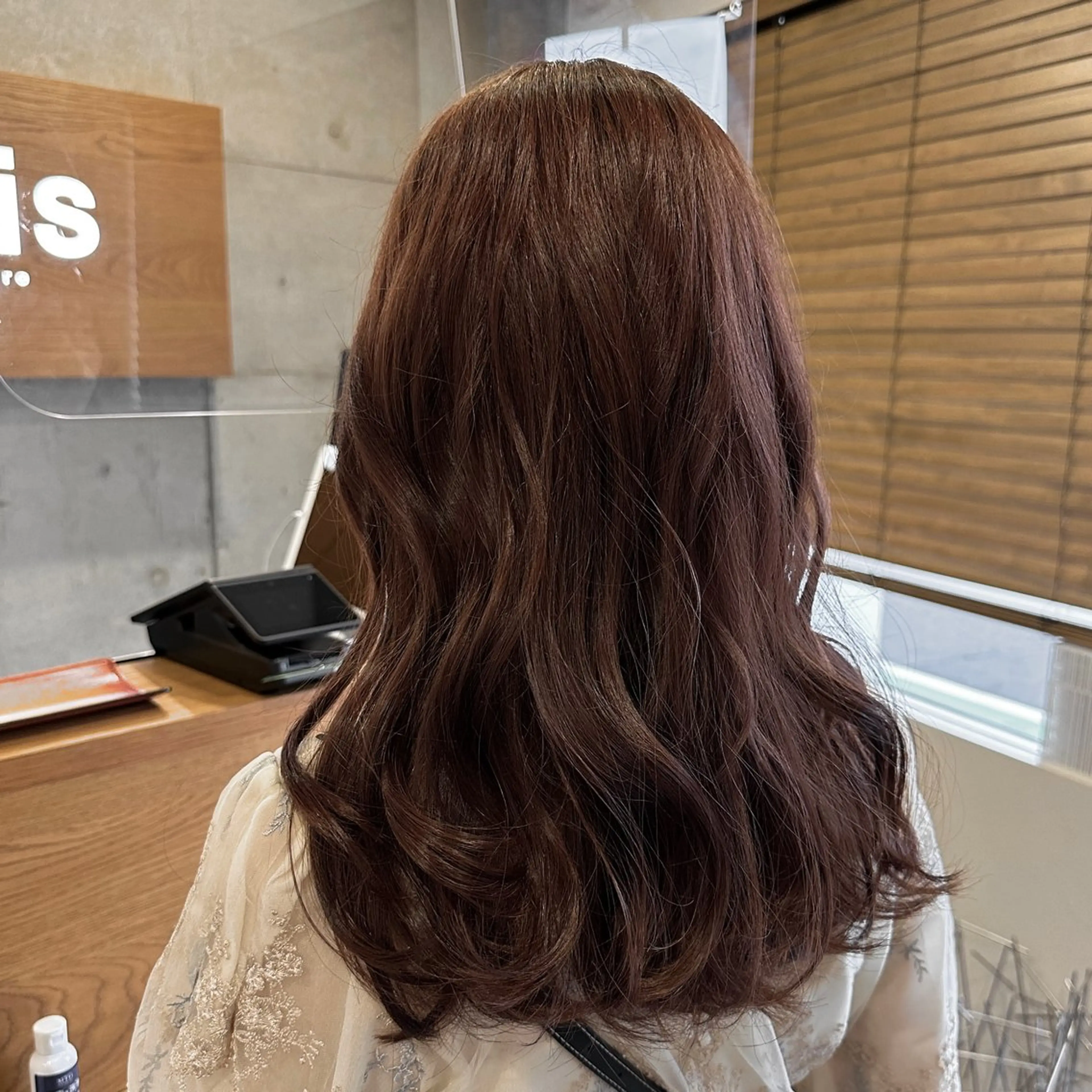 セミロング カット ヘアカラー トリートメント 後藤 千絵のヘアスタイル