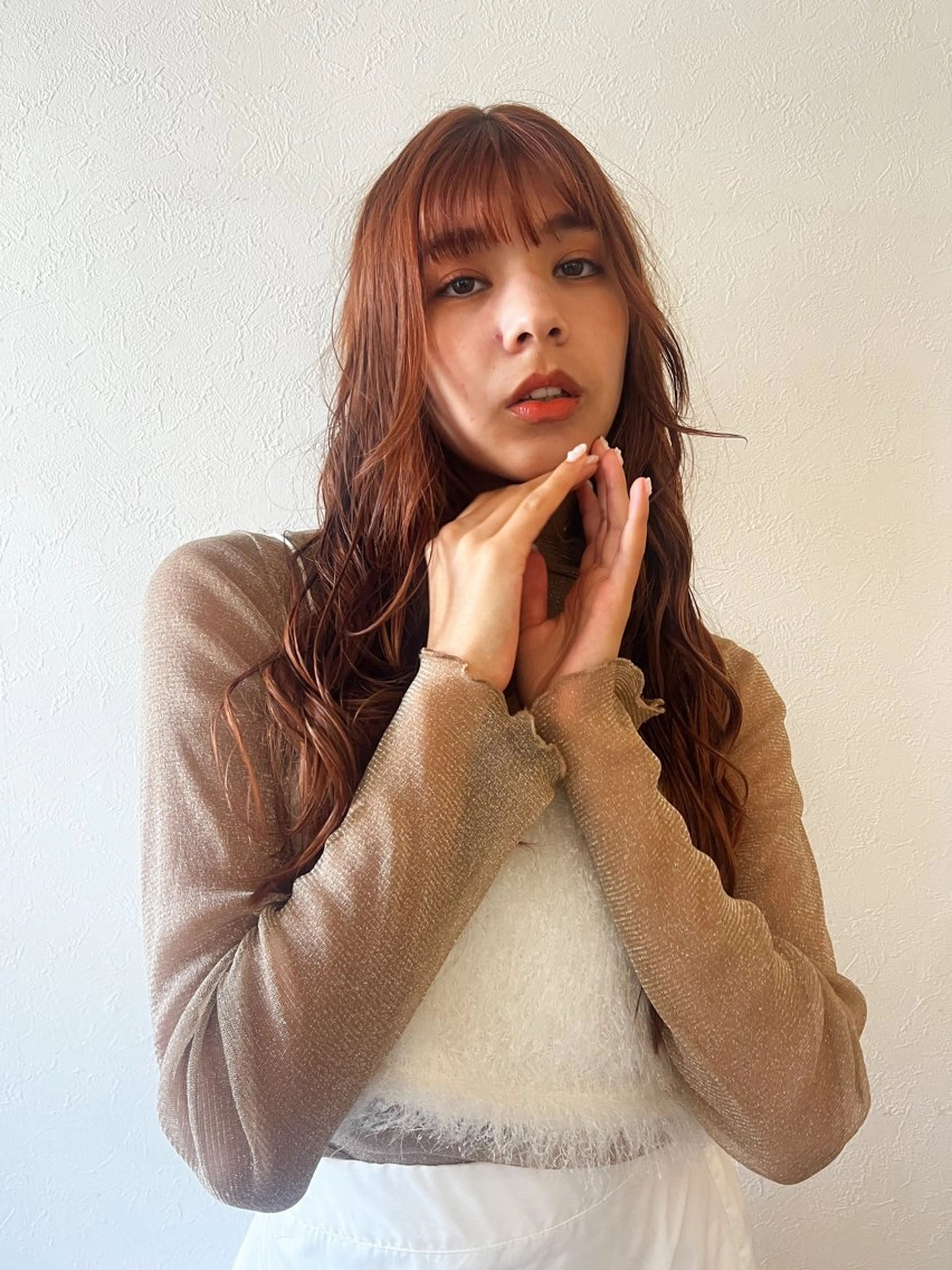 🎀🫧ケア重視クーポン🫧🎀ブリーチ無しダブルカラー＋似合わせカット＋最高級保湿トリートメント🤍（暖色/髪質改善)の写真