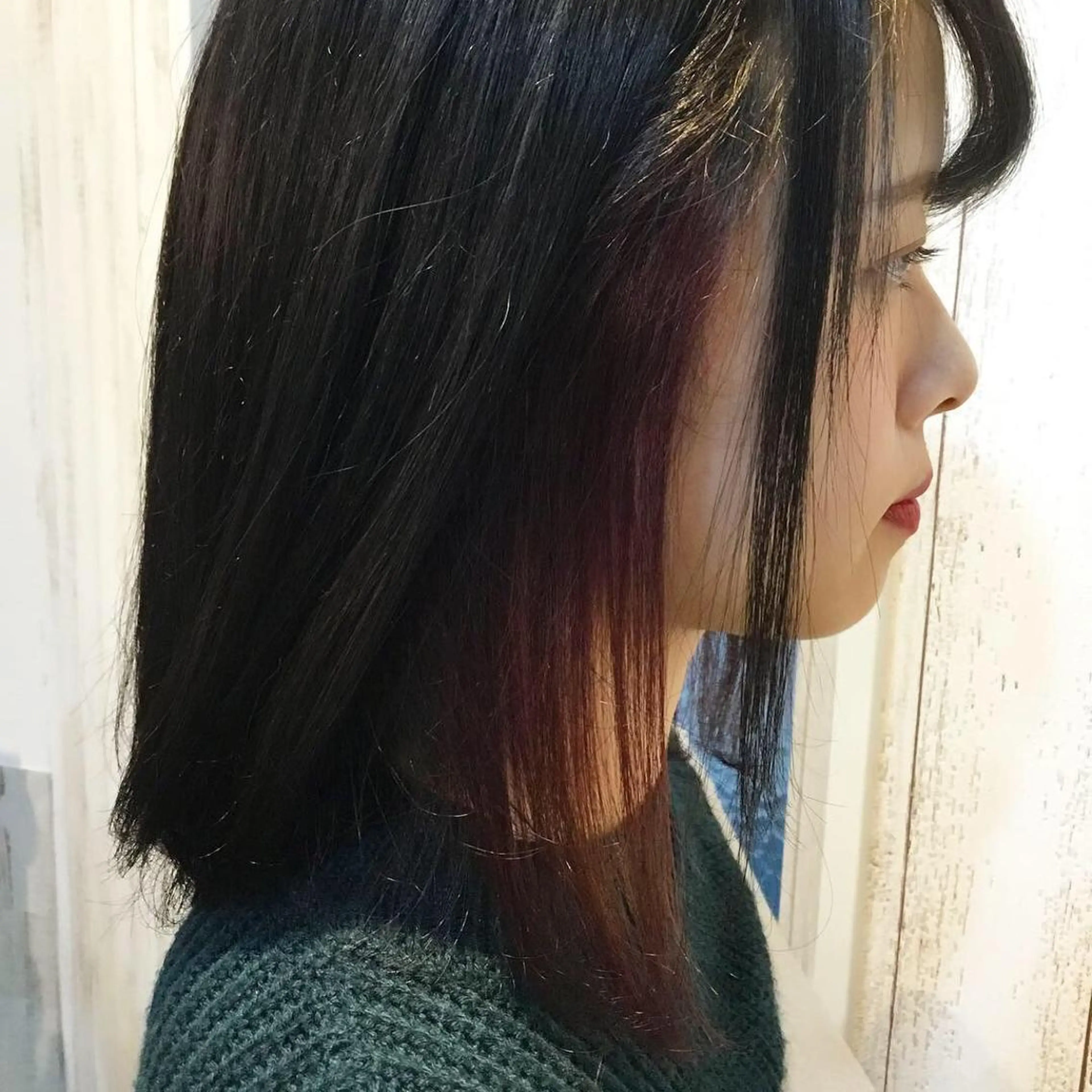 ミディアム カラー embrace エンブレイスのヘアスタイル