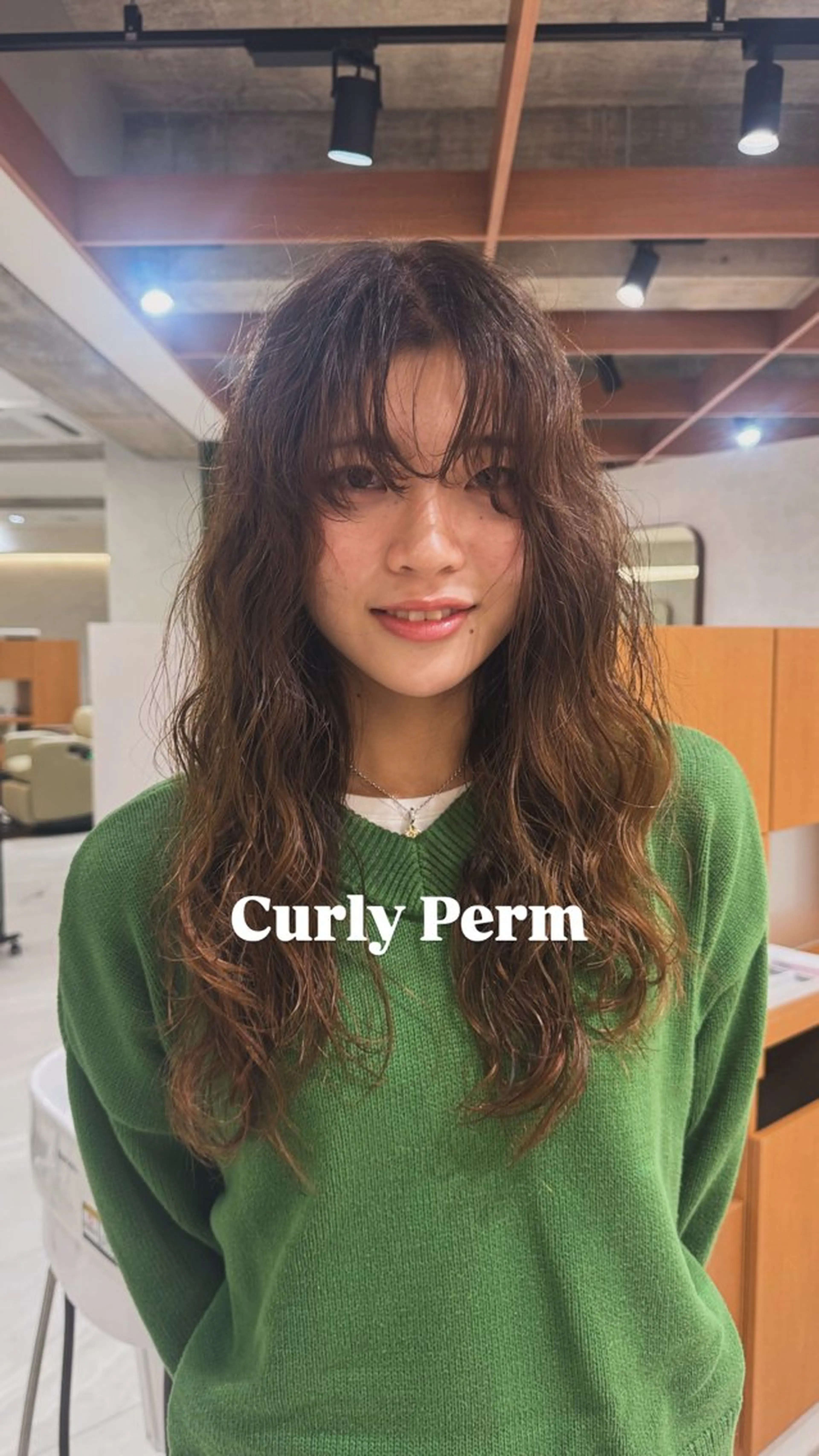 ロング カラー カット パーマ ショート・ボブパーマ 指名No.1かけるのヘアスタイル