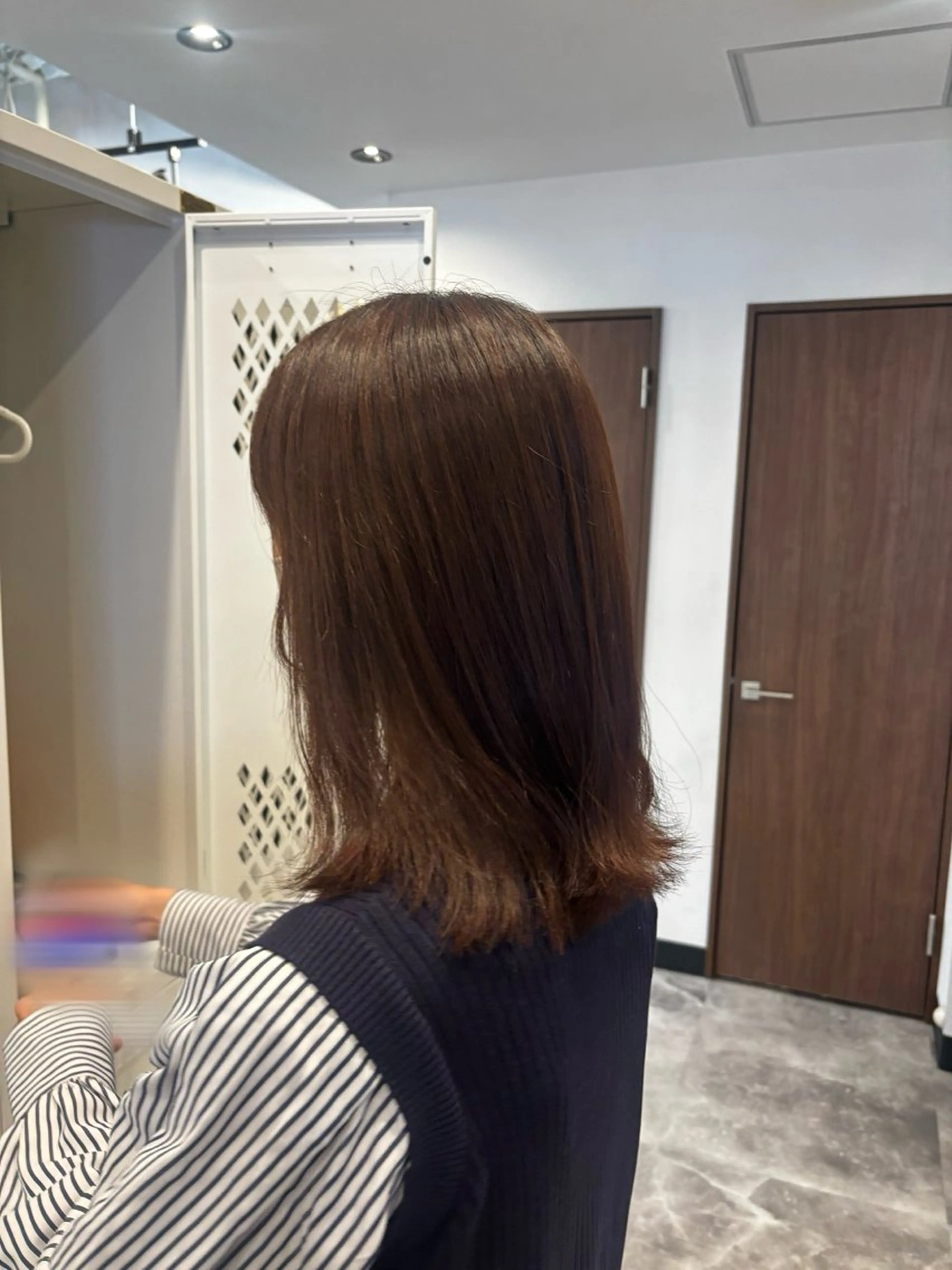 ミディアム 🌙透明感カラー/ 丁寧施術|松本のヘアスタイル