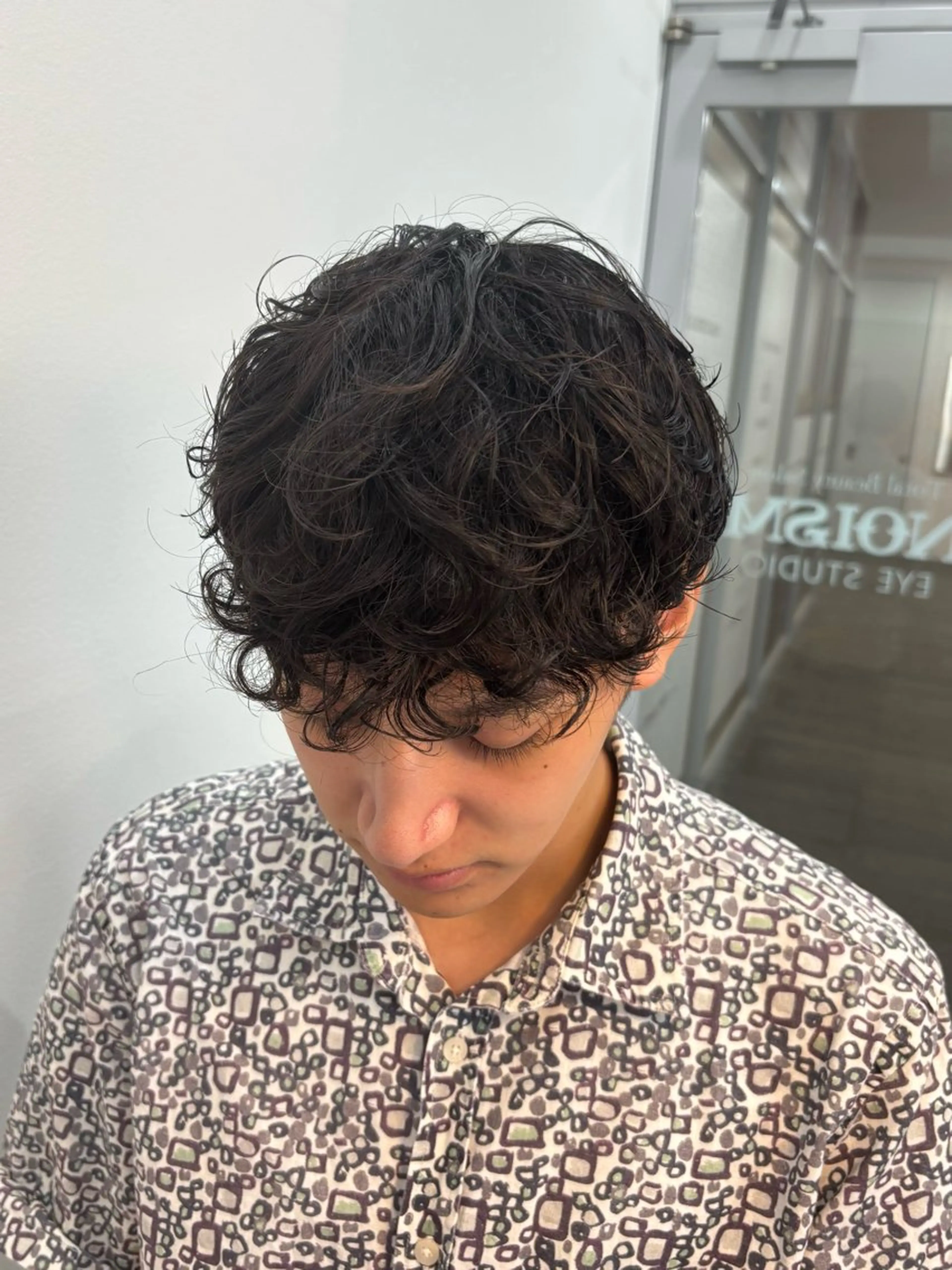 パーマ メンズ カット パーマ メンズスタイリスト✨ 助川龍哉のヘアスタイル