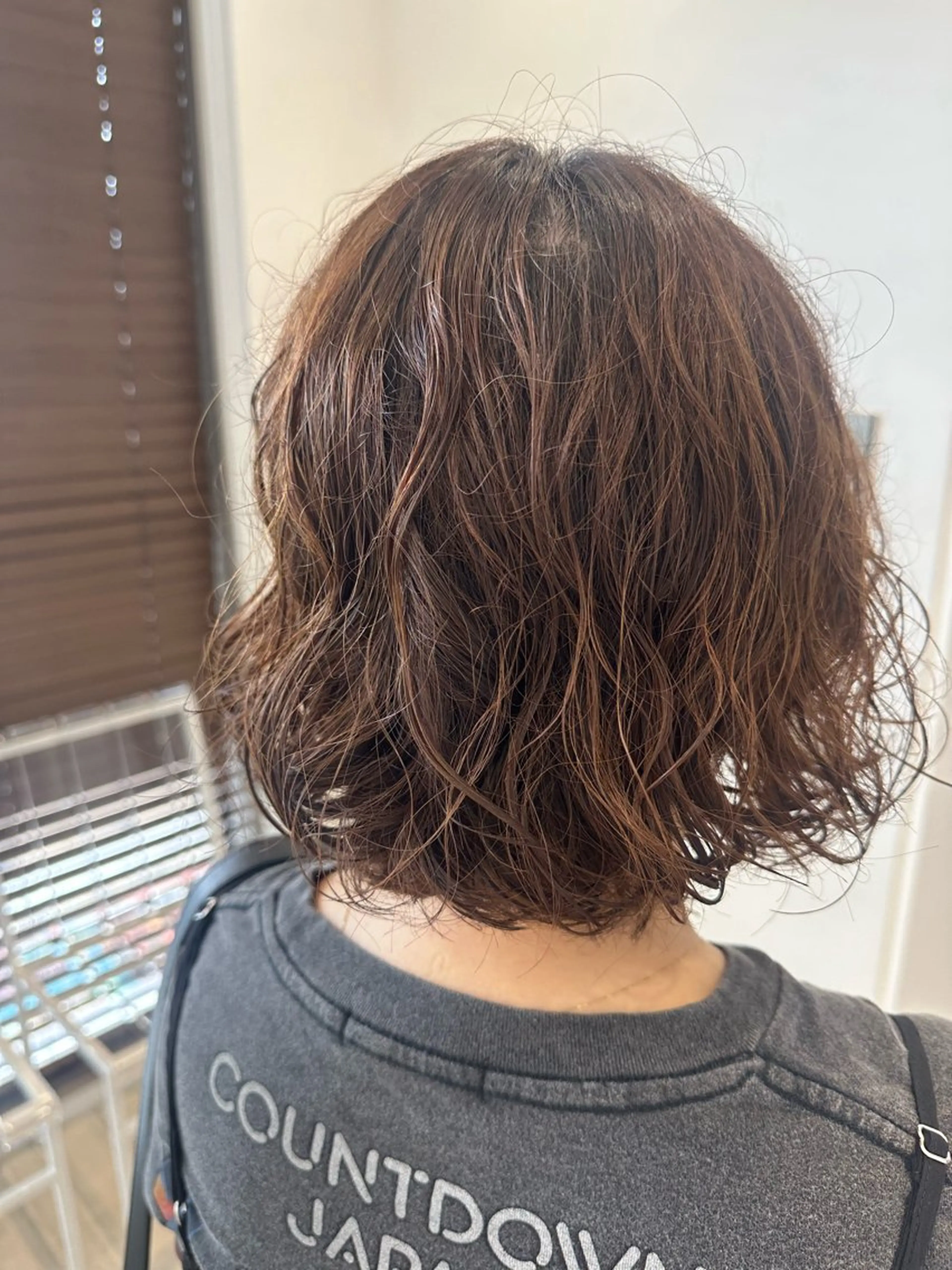 パーマ カット パーマ ニシグチ サヨのヘアスタイル