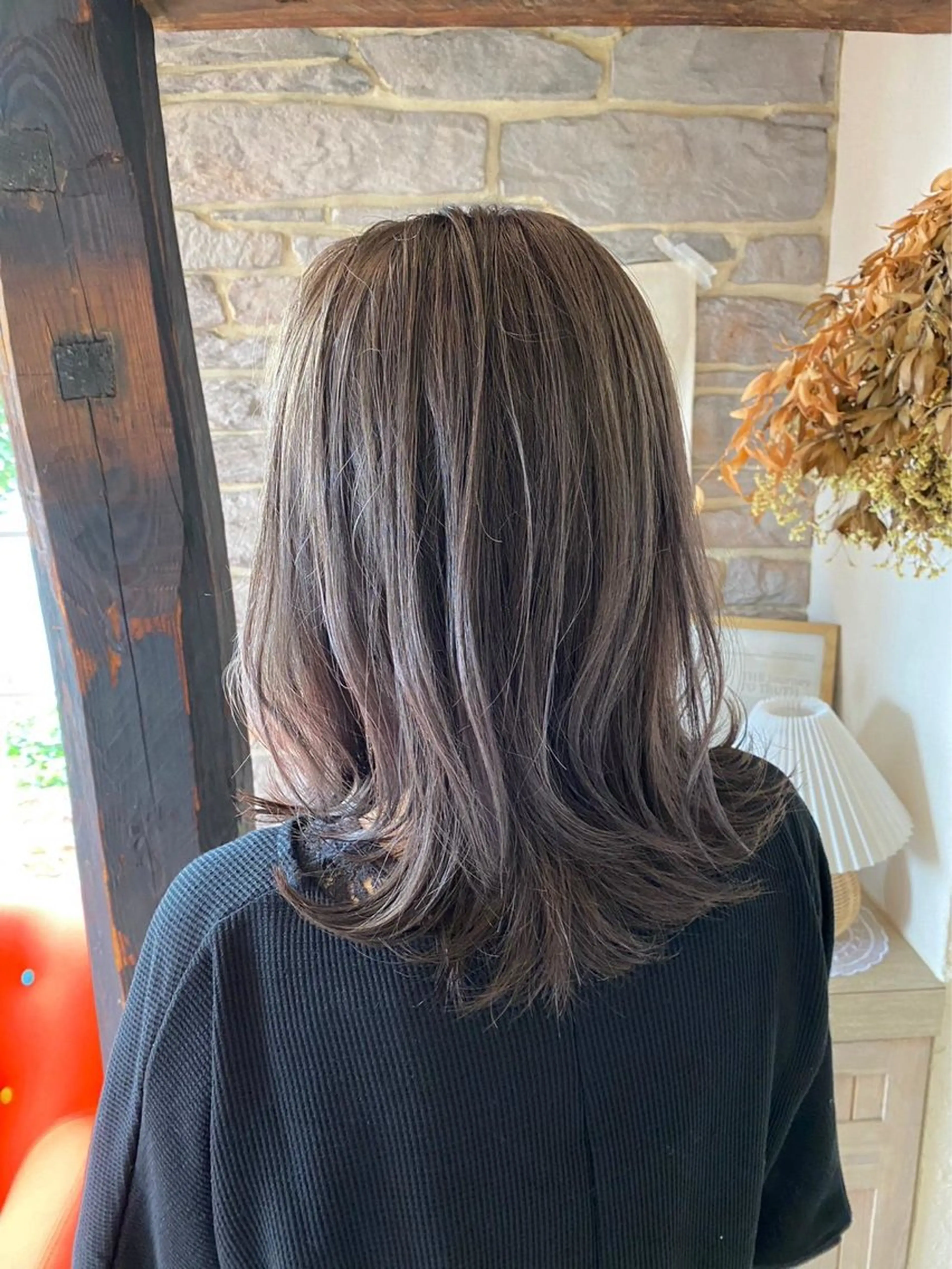 カラー ヘアカラー 磯 青龍のヘアスタイル