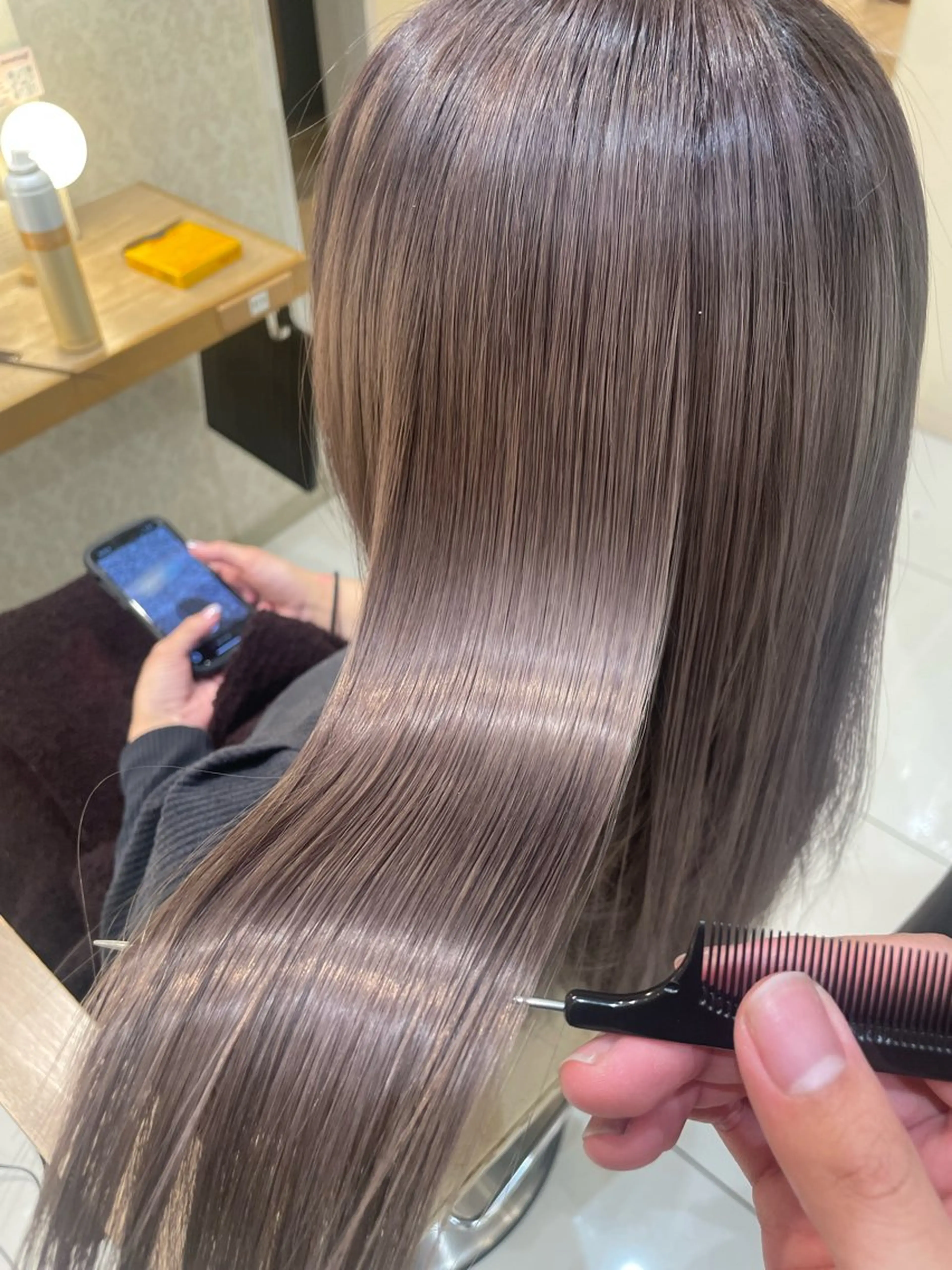 女性限定 ロングヘアーメンテナンスカット➕SUBLIMIC髪質改善酸熱トリートメントの写真