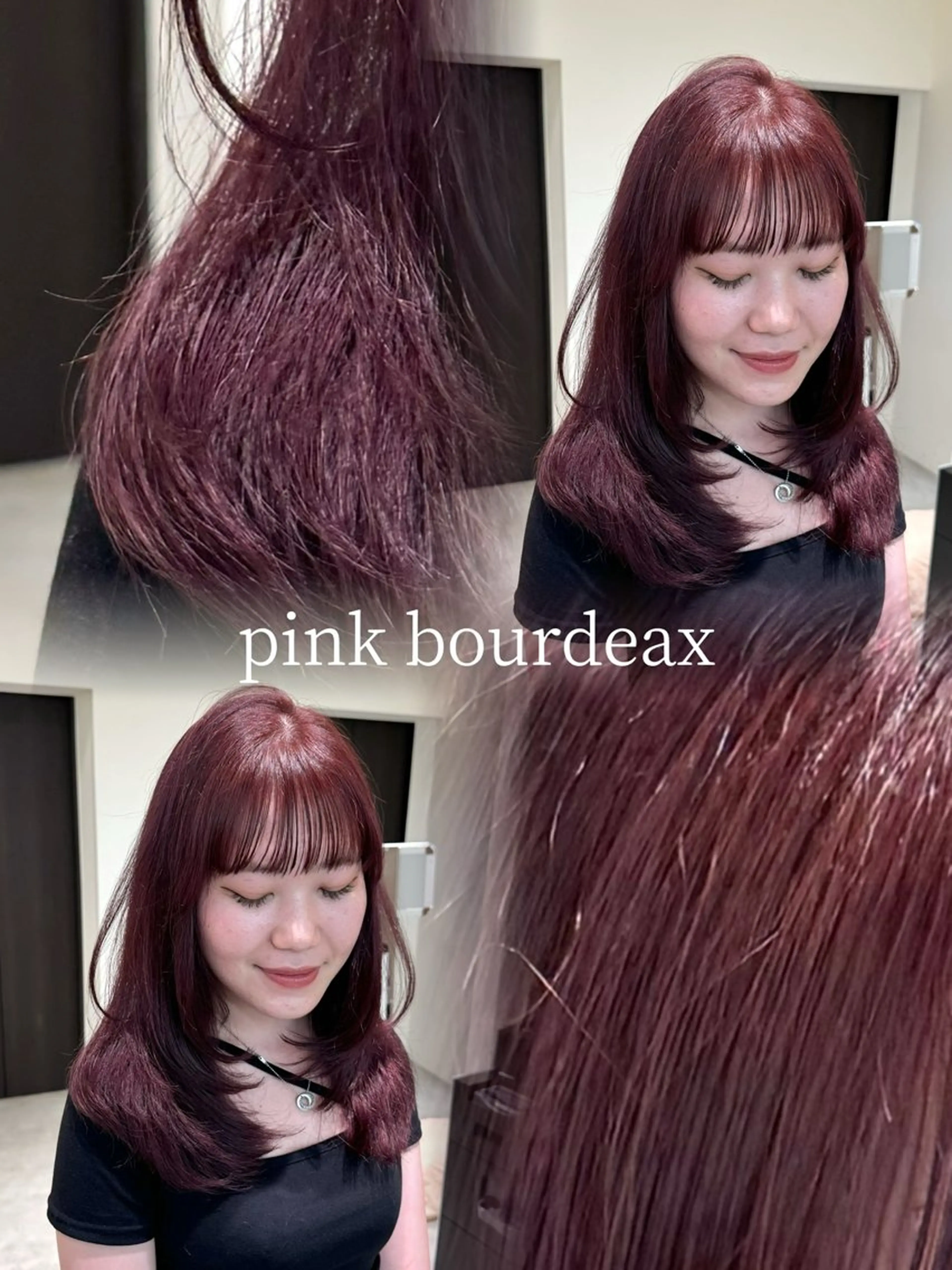 ミディアム カット ヘアカラー トリートメント ヘッドスパ 銀座/前髪顔まわり/ 透明感カラー/danのヘアスタイル