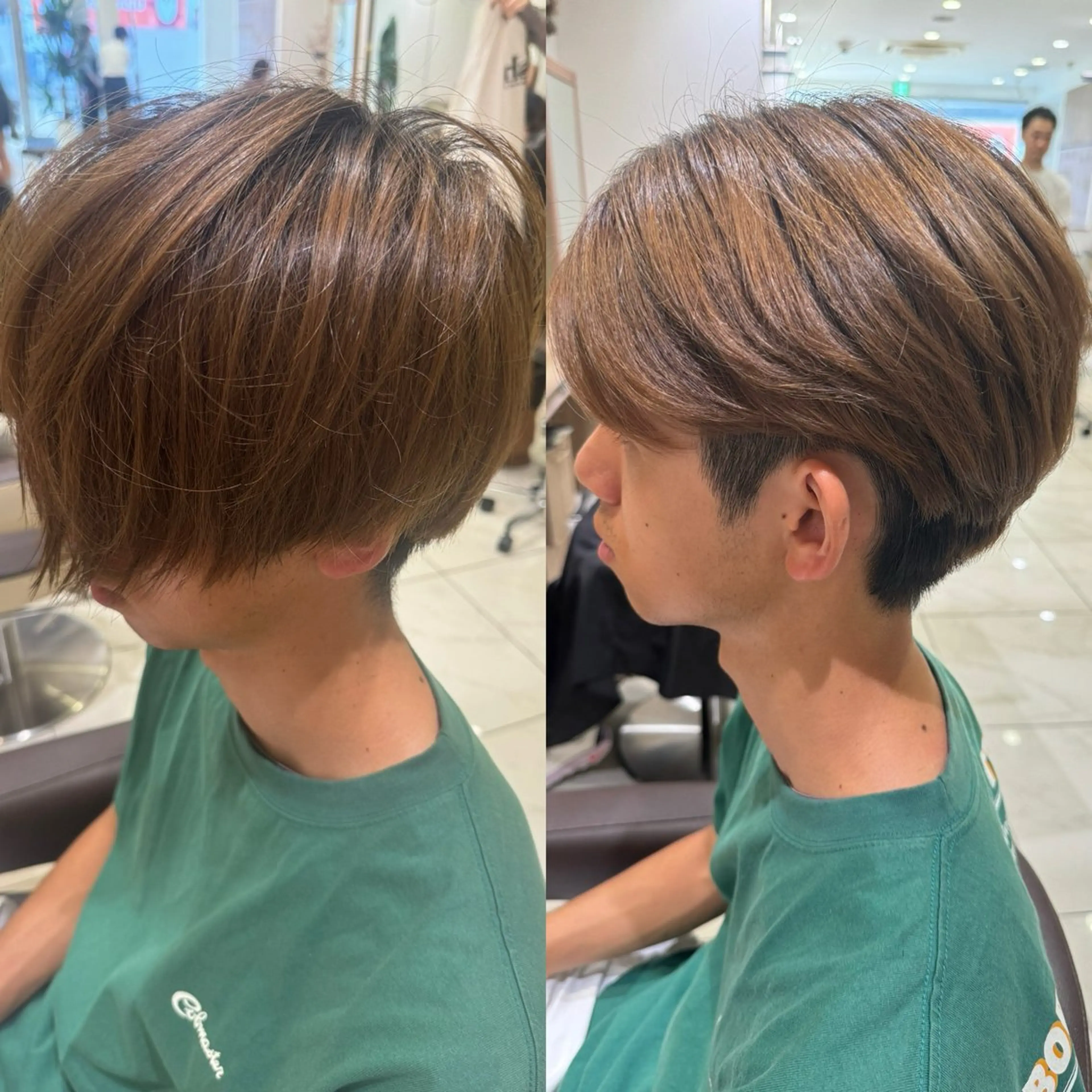 【ブリーチの方はこちら👇】メンズカット+ブリーチ縮毛矯正+髪質改善トリートメント(ブリーチ毛の方にオススメ)の写真