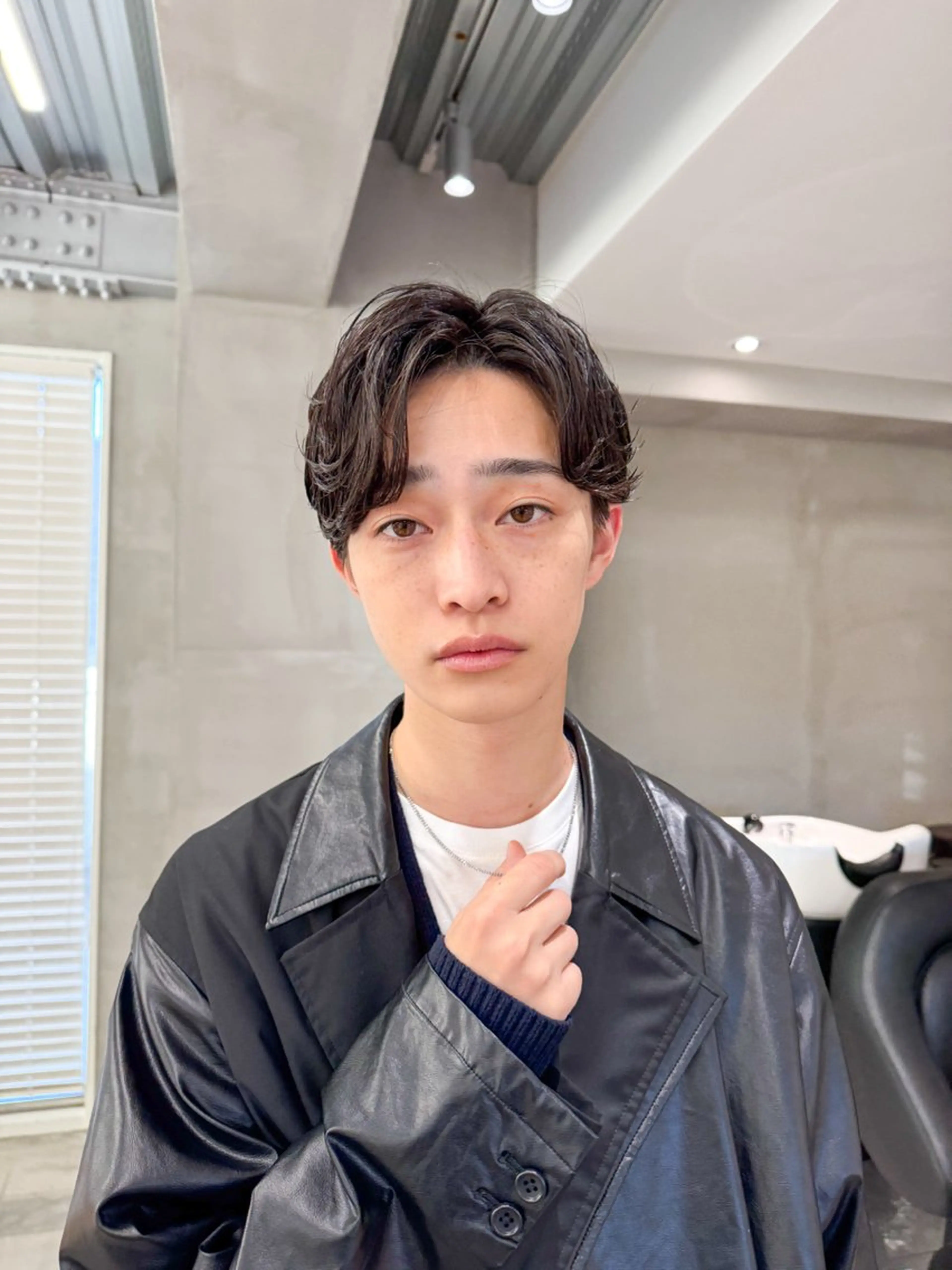 メンズ カット 山中 束真のヘアスタイル