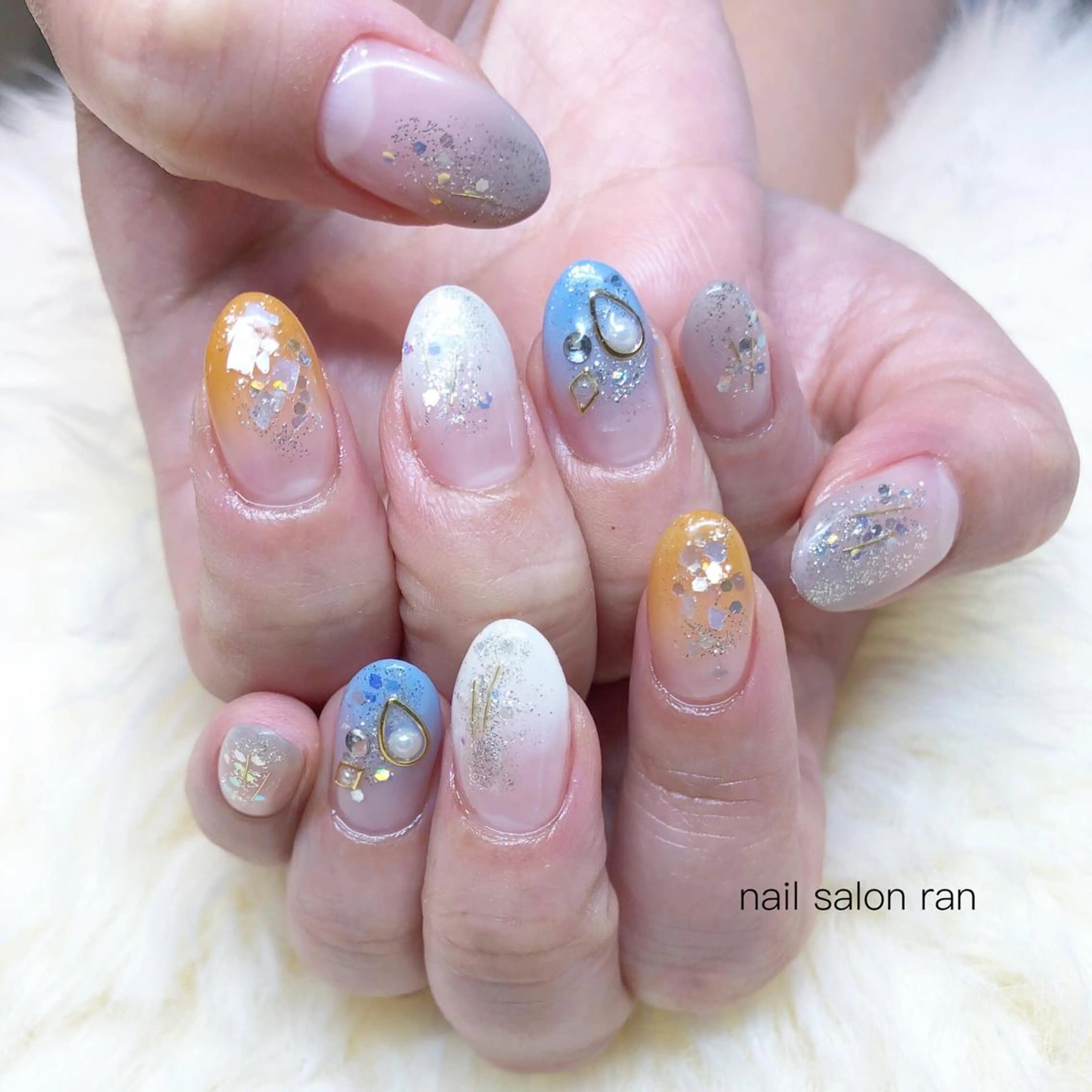 ネイル アートネイル nailsalon ranのネイルデザイン