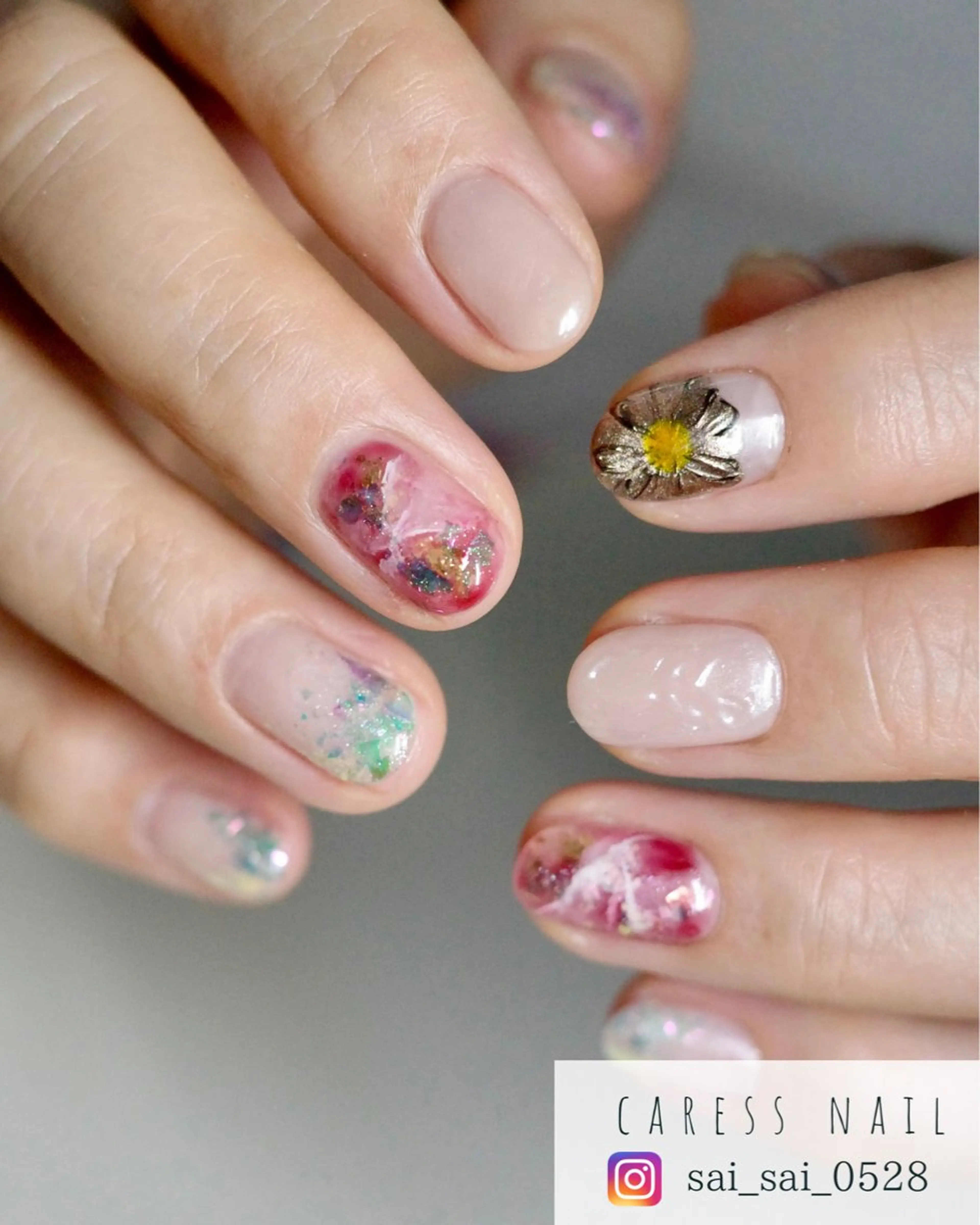 ネイル caress  nail カレスネイル　代々木上原所属・カレスネイル さいのネイルデザイン