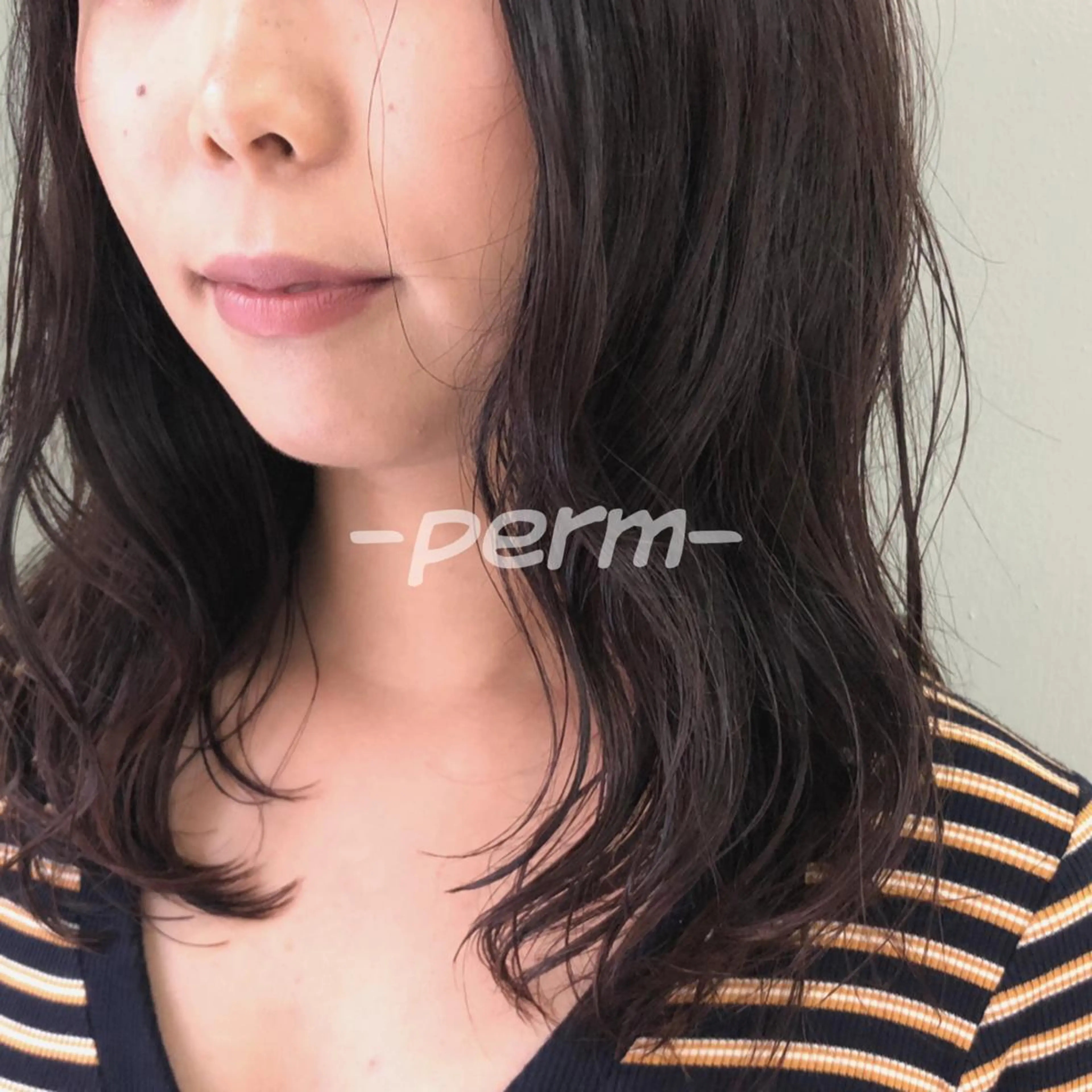 セミロング カラー パーマ ヘアアレンジ メンズ キッズ ネイル マツエク・マツパ 横浜Bob美容師🤎 ERINAのヘアスタイル