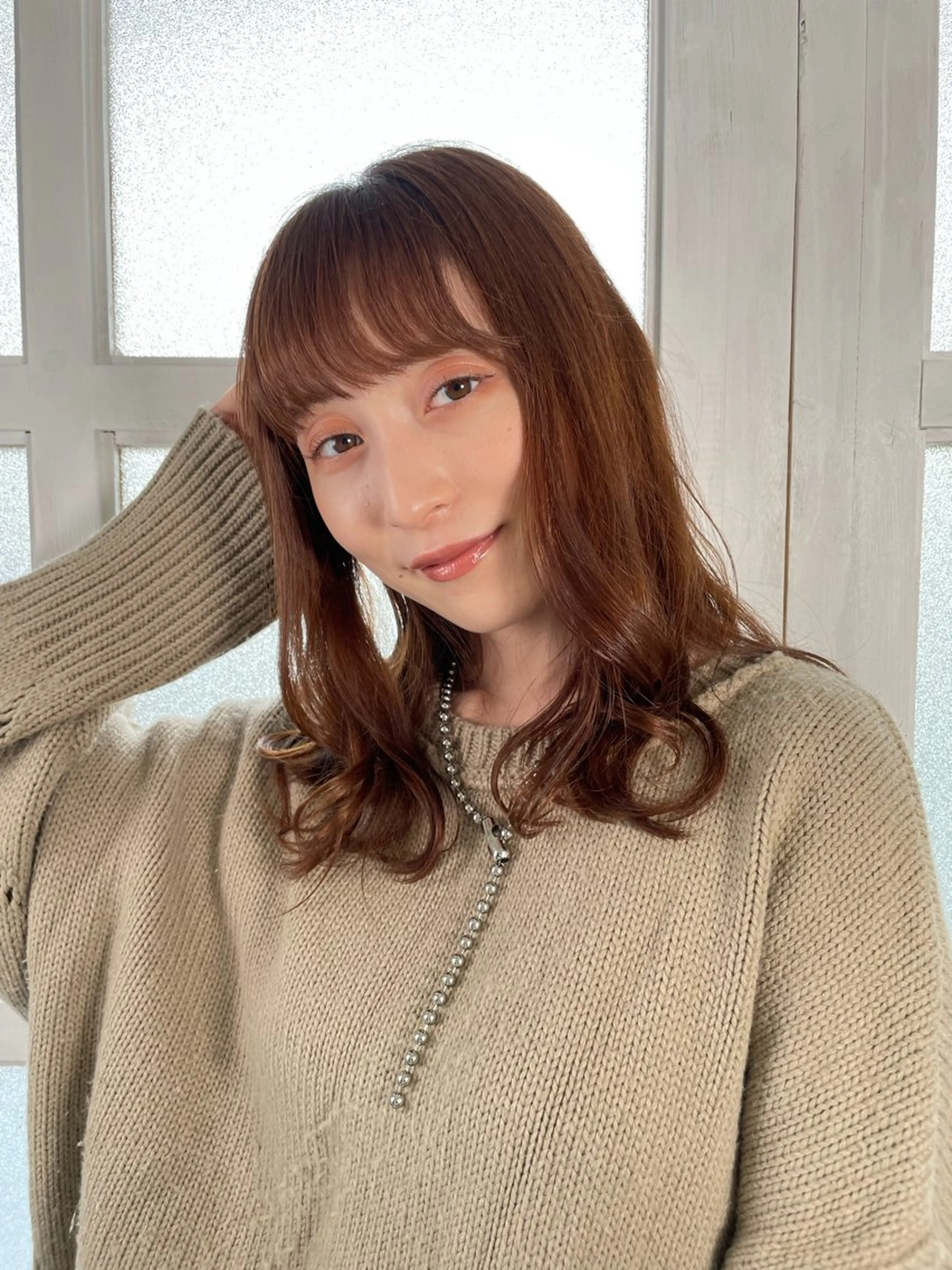 セミロング 藤岡 紗良のマツエク・マツパデザイン