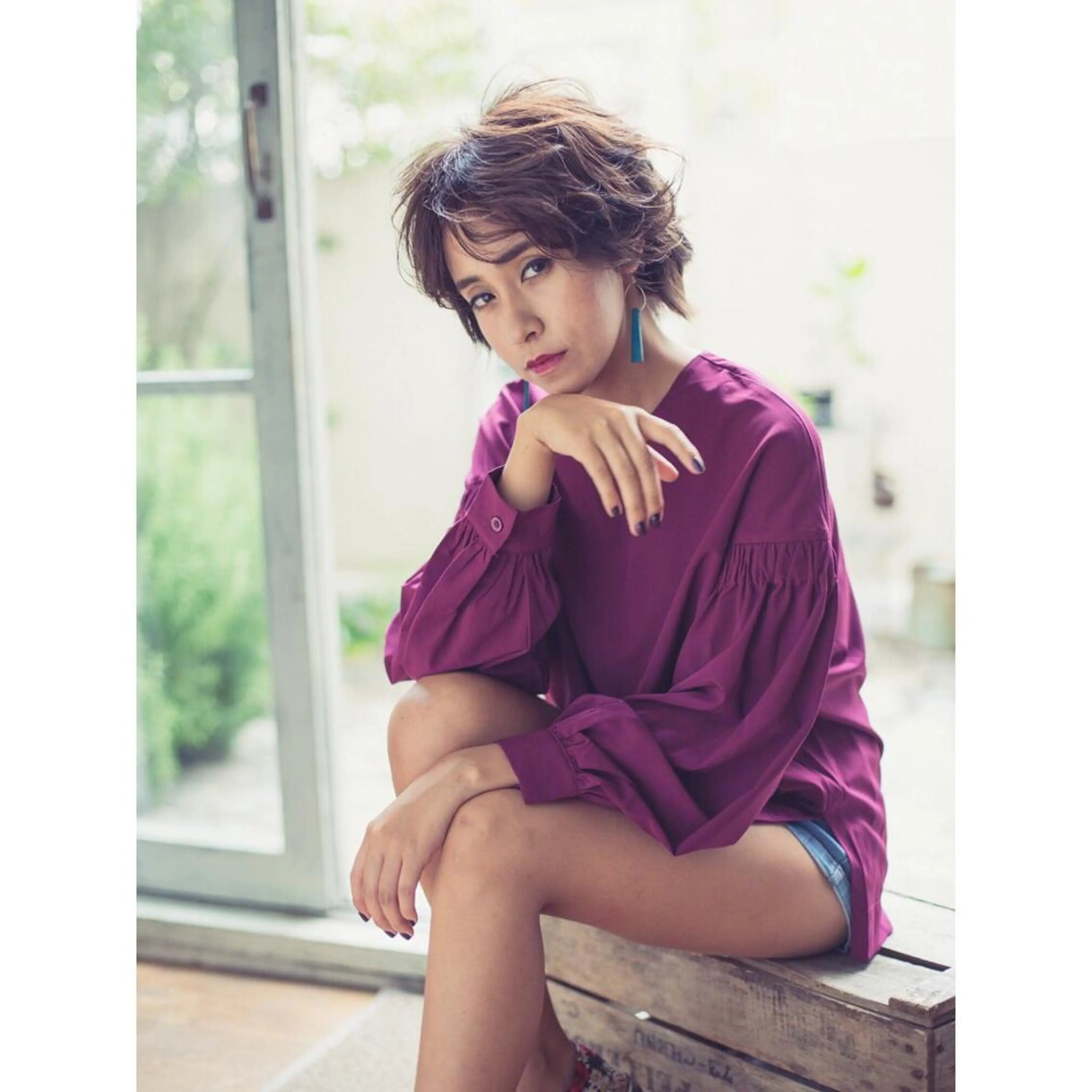 ショート カラー カット ヘアカラー トリートメント (スタイリスト)牧 好美のヘアスタイル