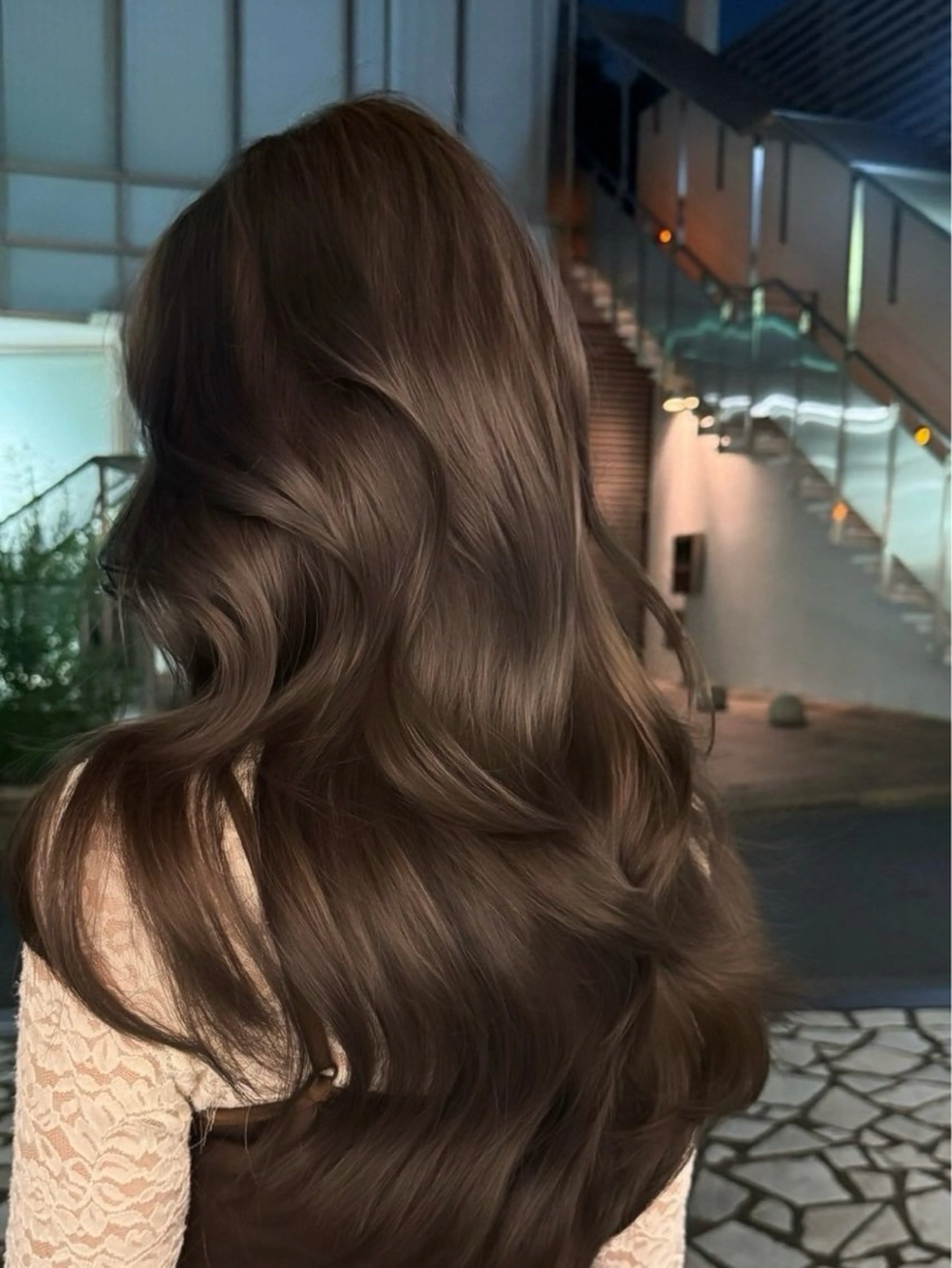 ロング カラー ELEN所属・炭酸シャンプー/ KAIのヘアスタイル