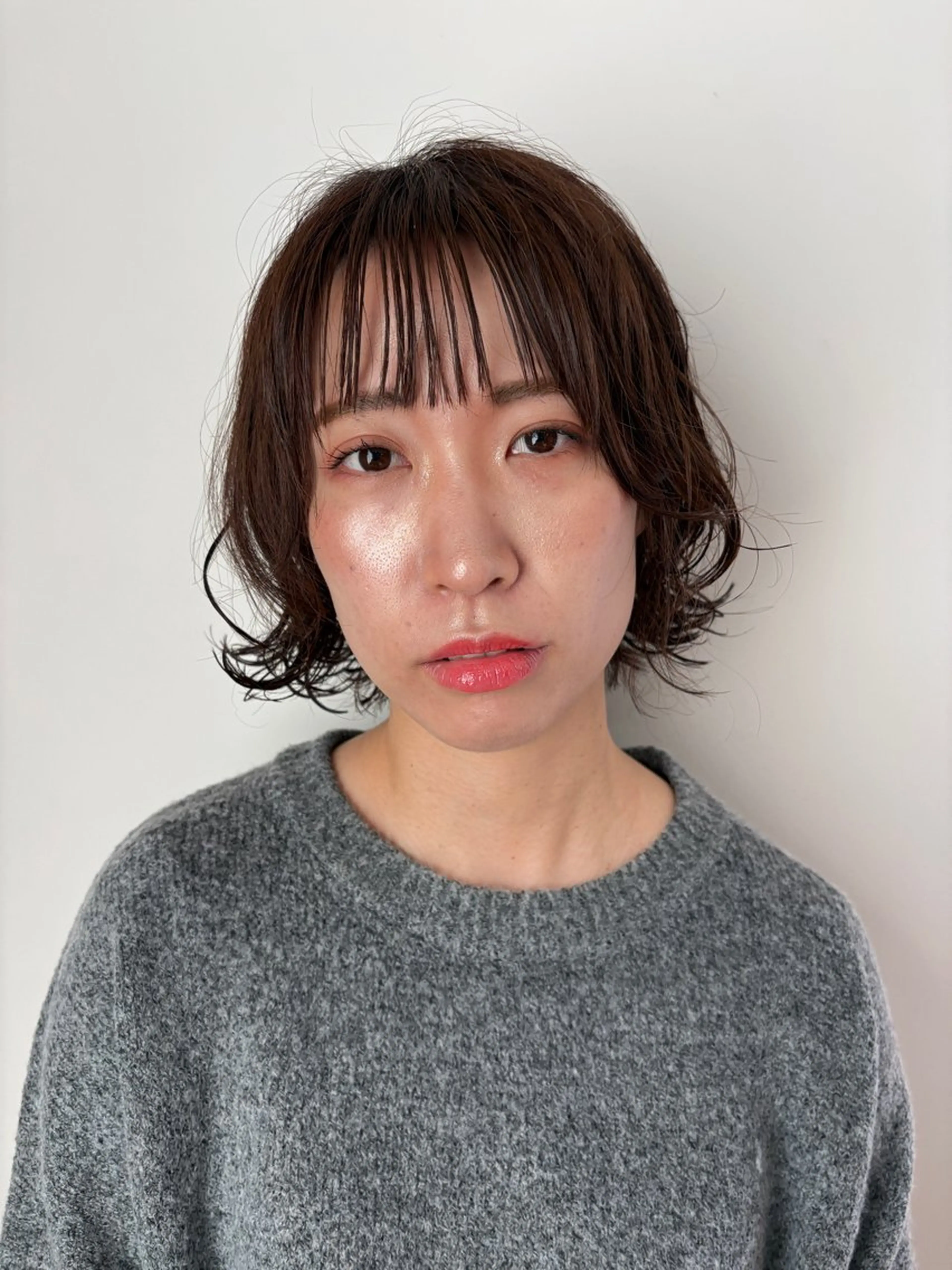 ショート パーマ いりえ しゃけのヘアスタイル