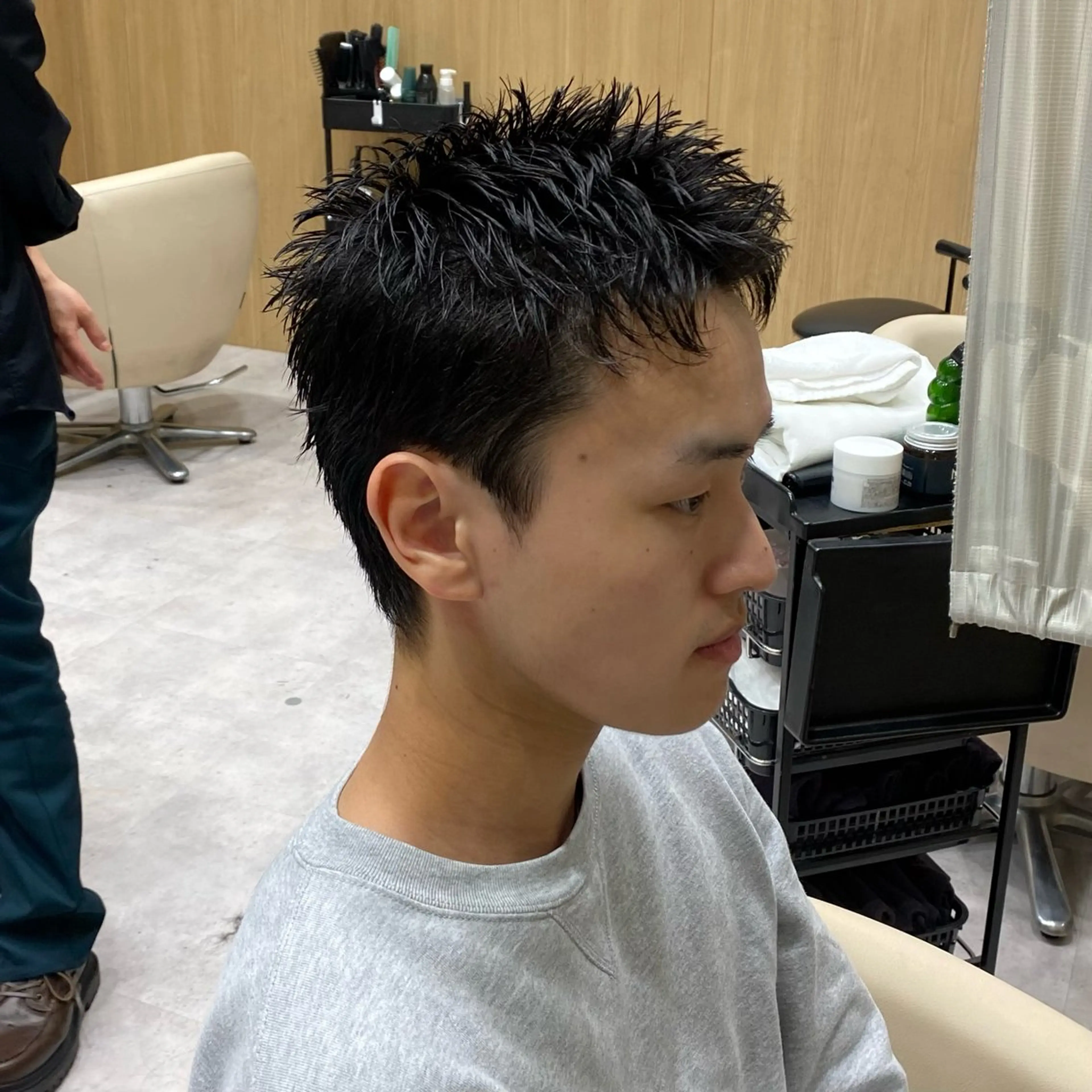 ショート メンズ UNIX所属・村上翼/ハンサム ショート/パーマのヘアスタイル