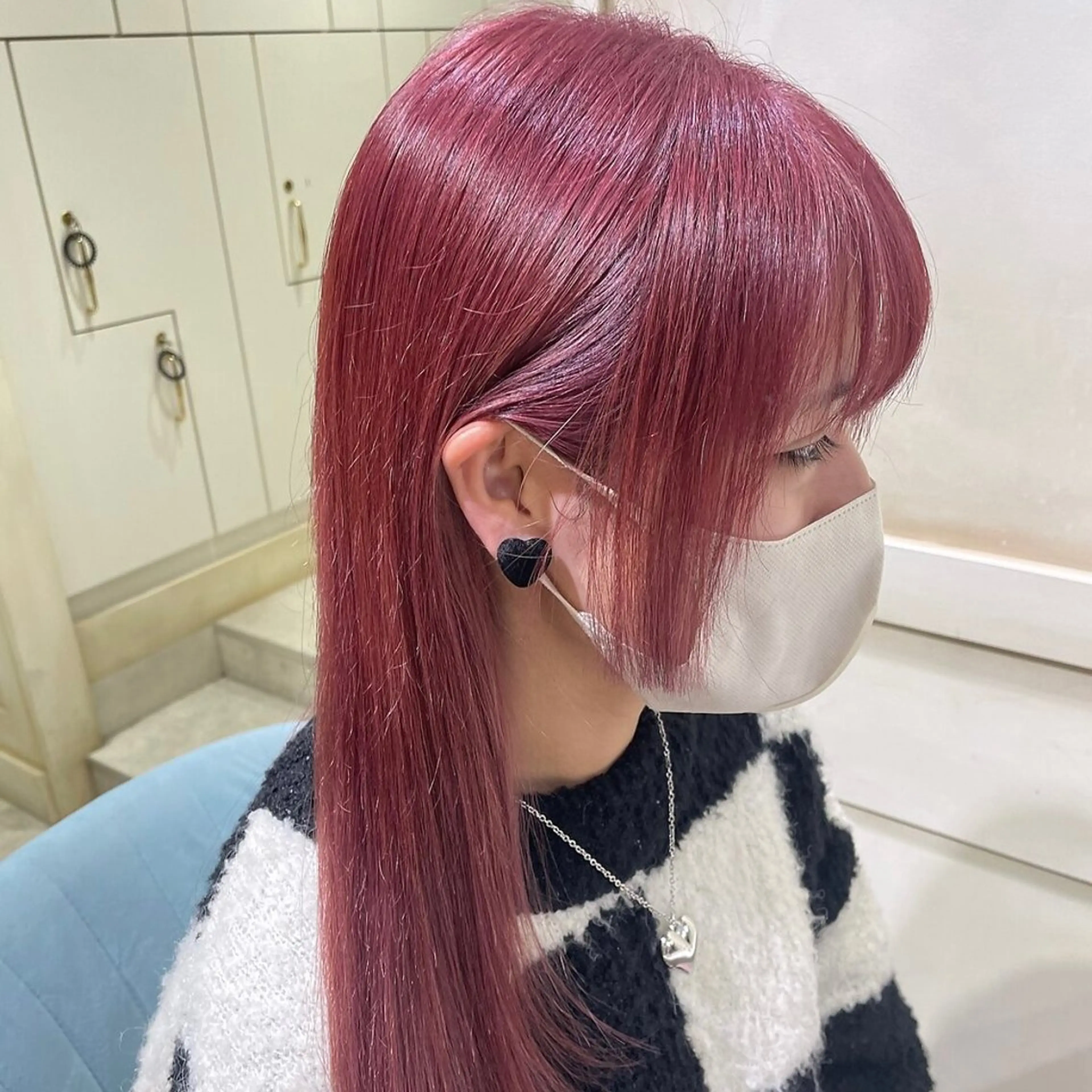 ロング カラー ブリーチ ハイトーンカラー ラベンダーカラー ラベンダーピンク ピンクカラー 💖ブリーチ/暖色 𝐘𝐮𝐢💖のヘアスタイル
