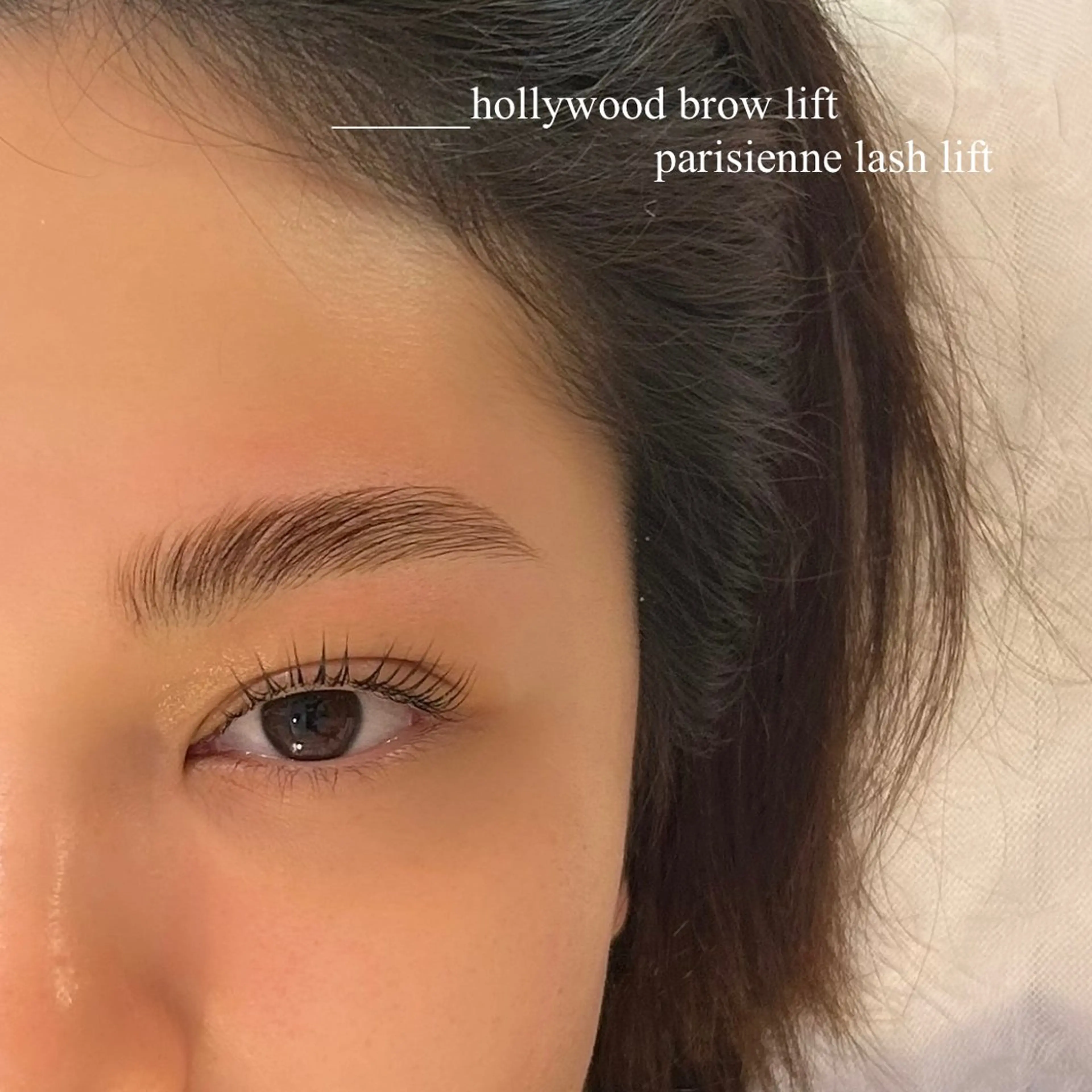 マツエク・マツパ アイブロウ ハリウッドブロウリフト パリジェンヌラッシュリフト GO TODAY SHAiRE SALON Vellmie店所属・吉祥寺kasumi 🌛eye/browのマツエク・マツパデザイン
