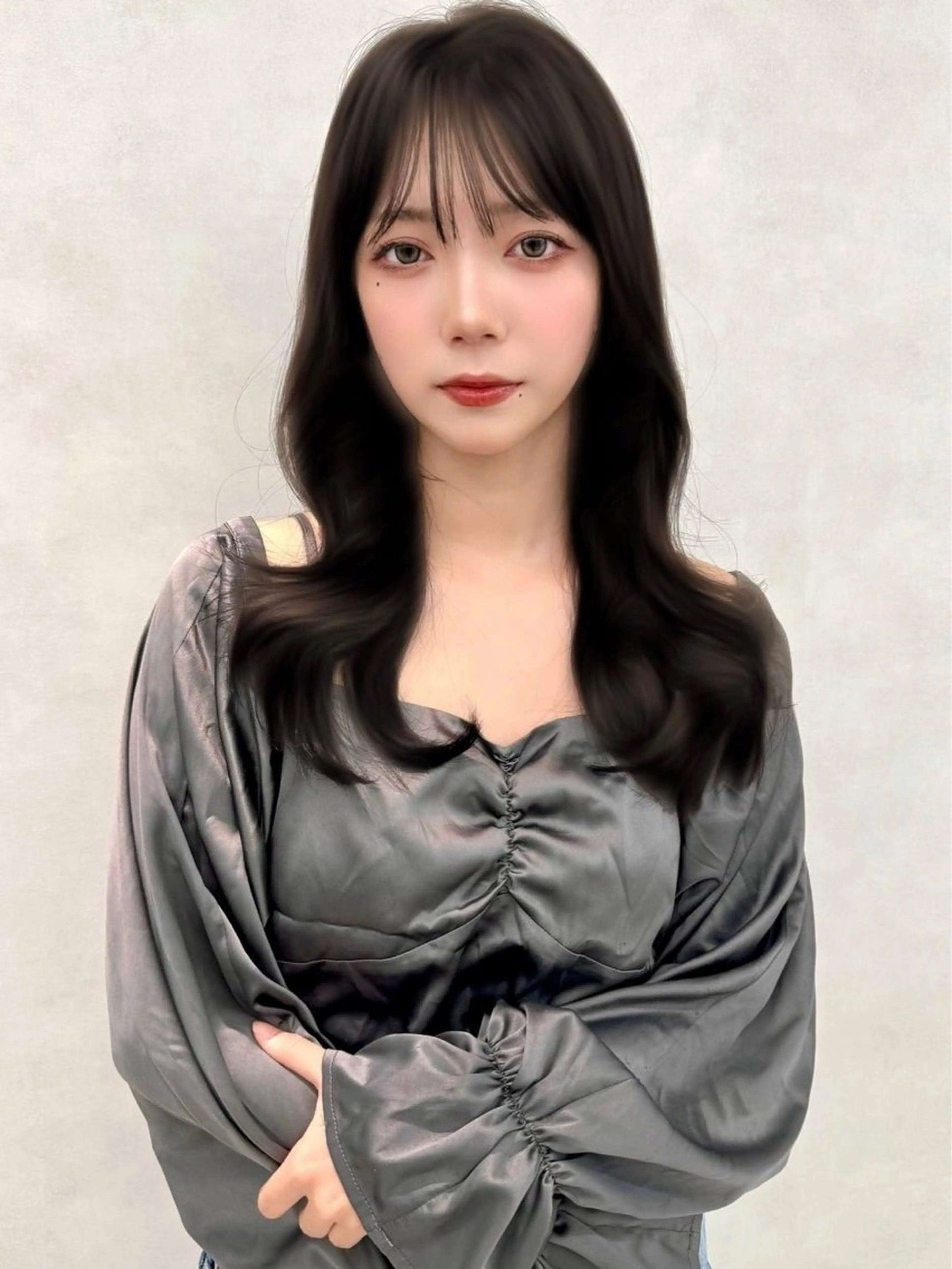 ロング レイヤー/パーマ/ 山本 侑平のヘアスタイル