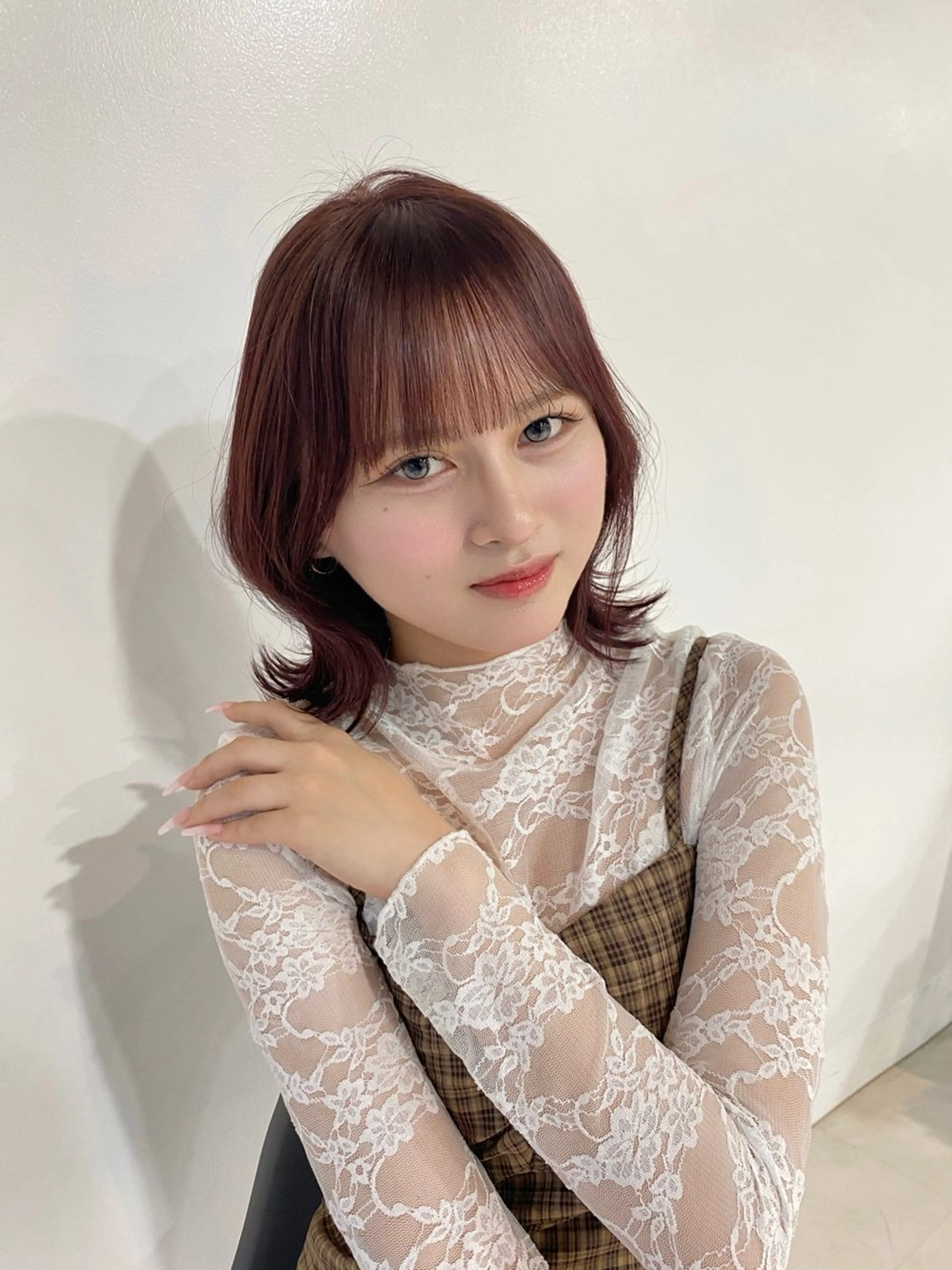 ミディアム カラー ヘアカラー amoretto 🩶るのんのヘアスタイル