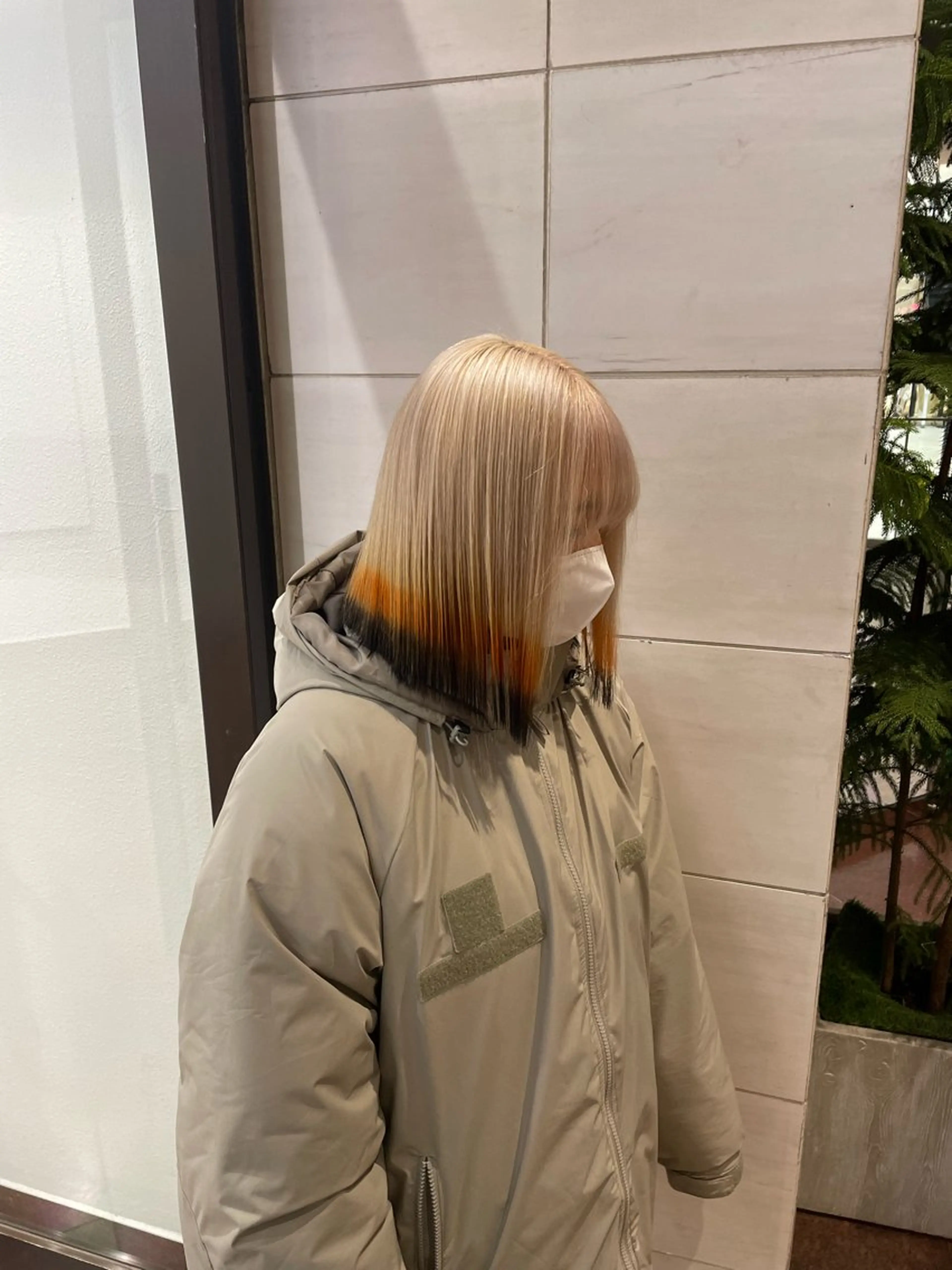 ミディアム 狐カラー ヘアカラー トリートメント ハイトーン/ブリーチ /hikaruのヘアスタイル