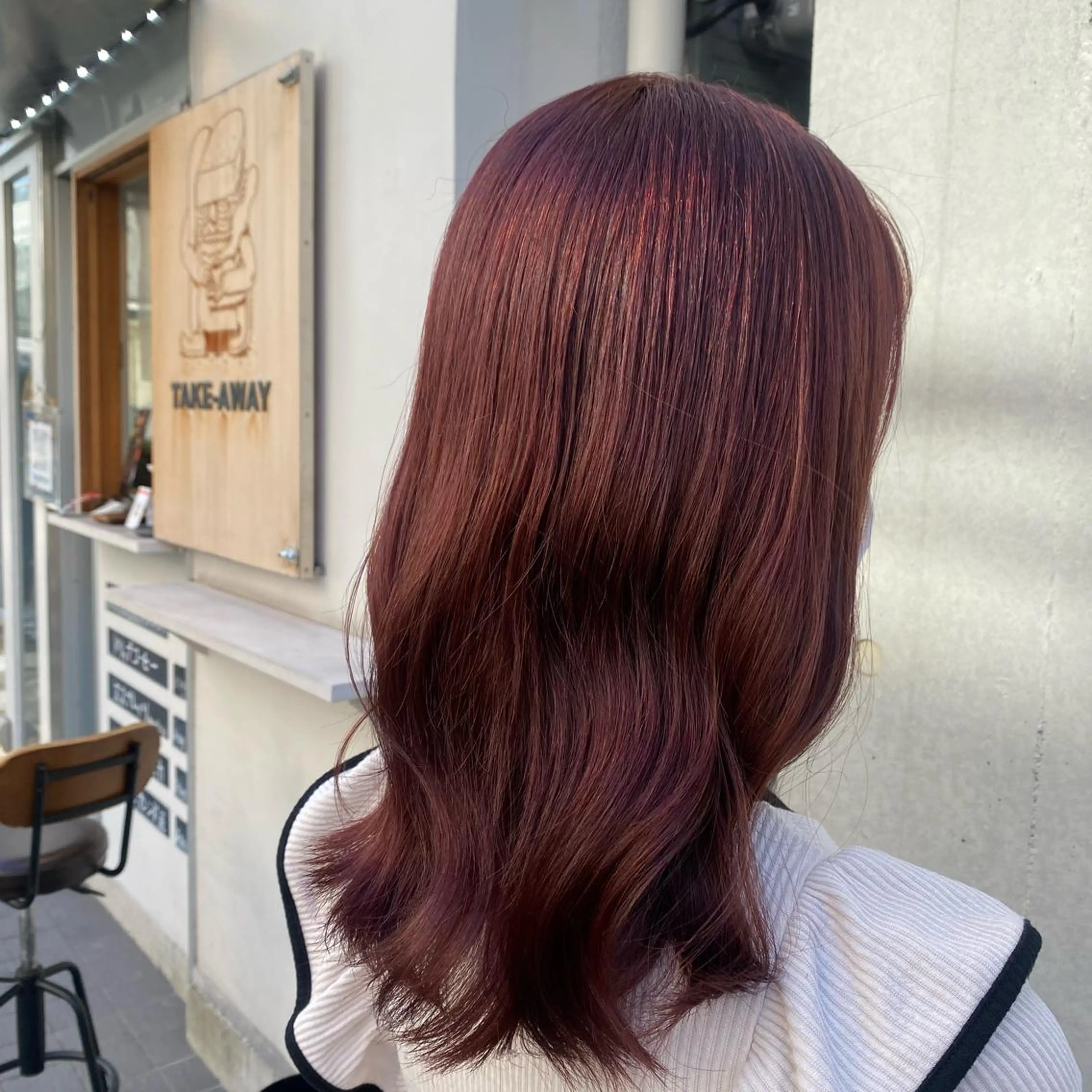 ミディアム カラー 🪭risa 暖色/レイヤー🪭のヘアスタイル