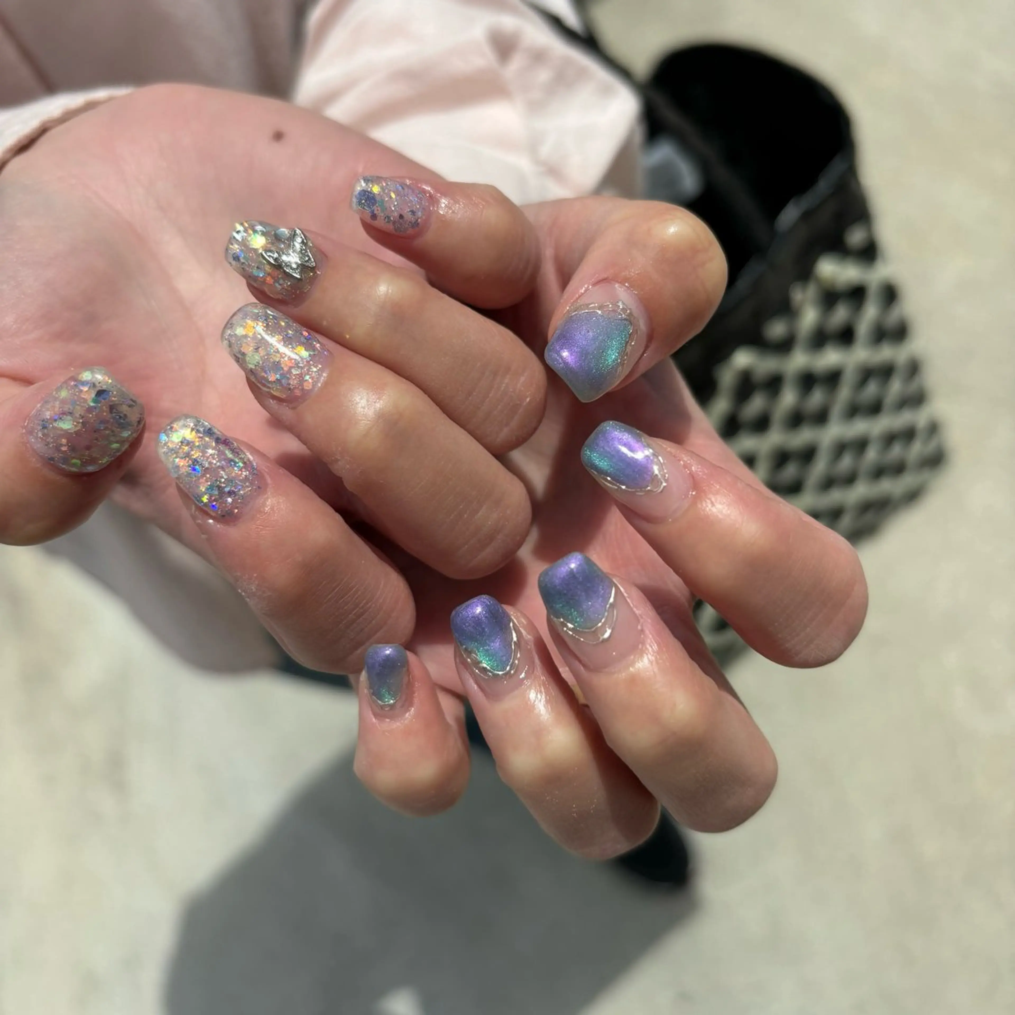 ネイル ハンドネイル Sea  nail by emaのネイルデザイン