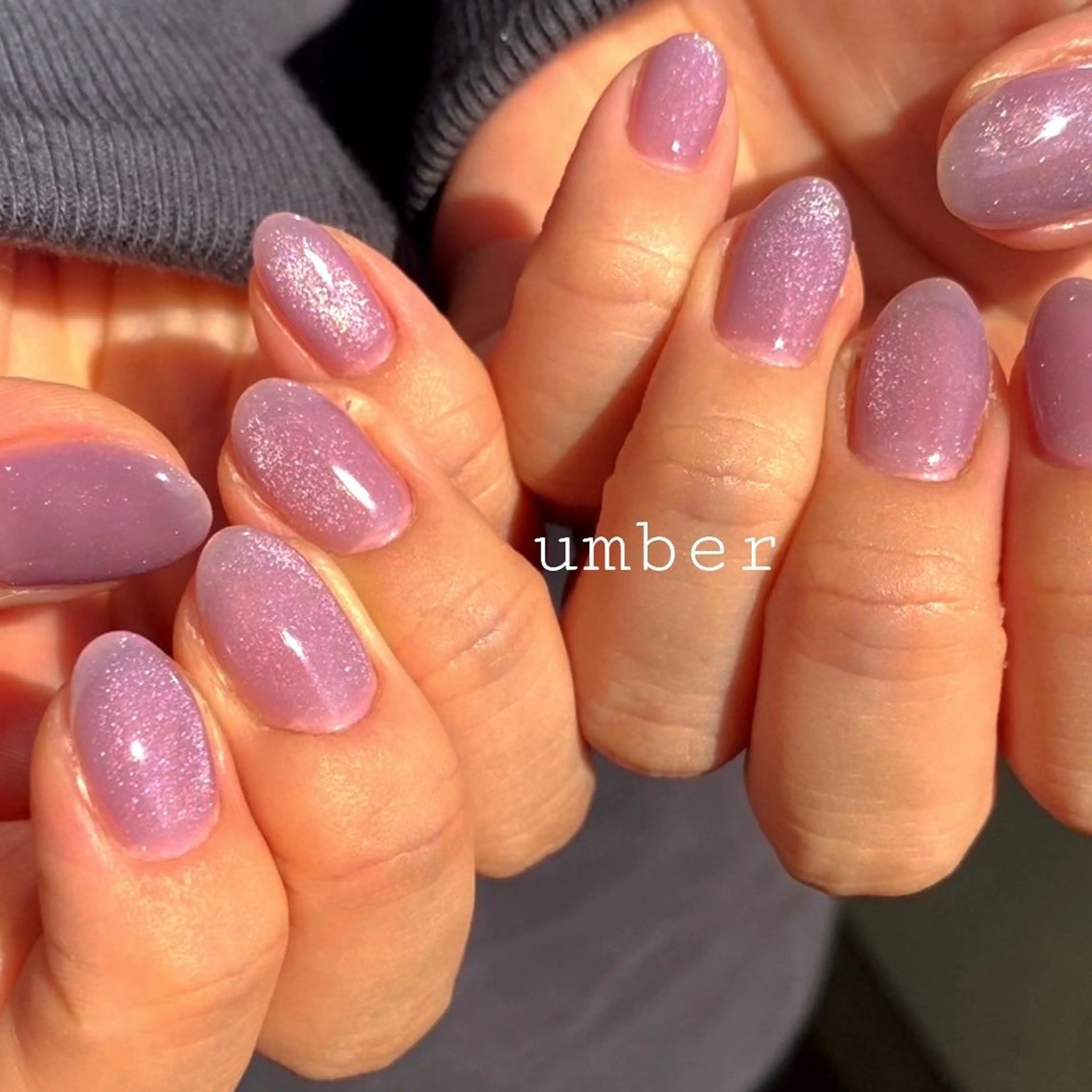 ネイル ハンドネイル umber 三茶1分のネイルデザイン