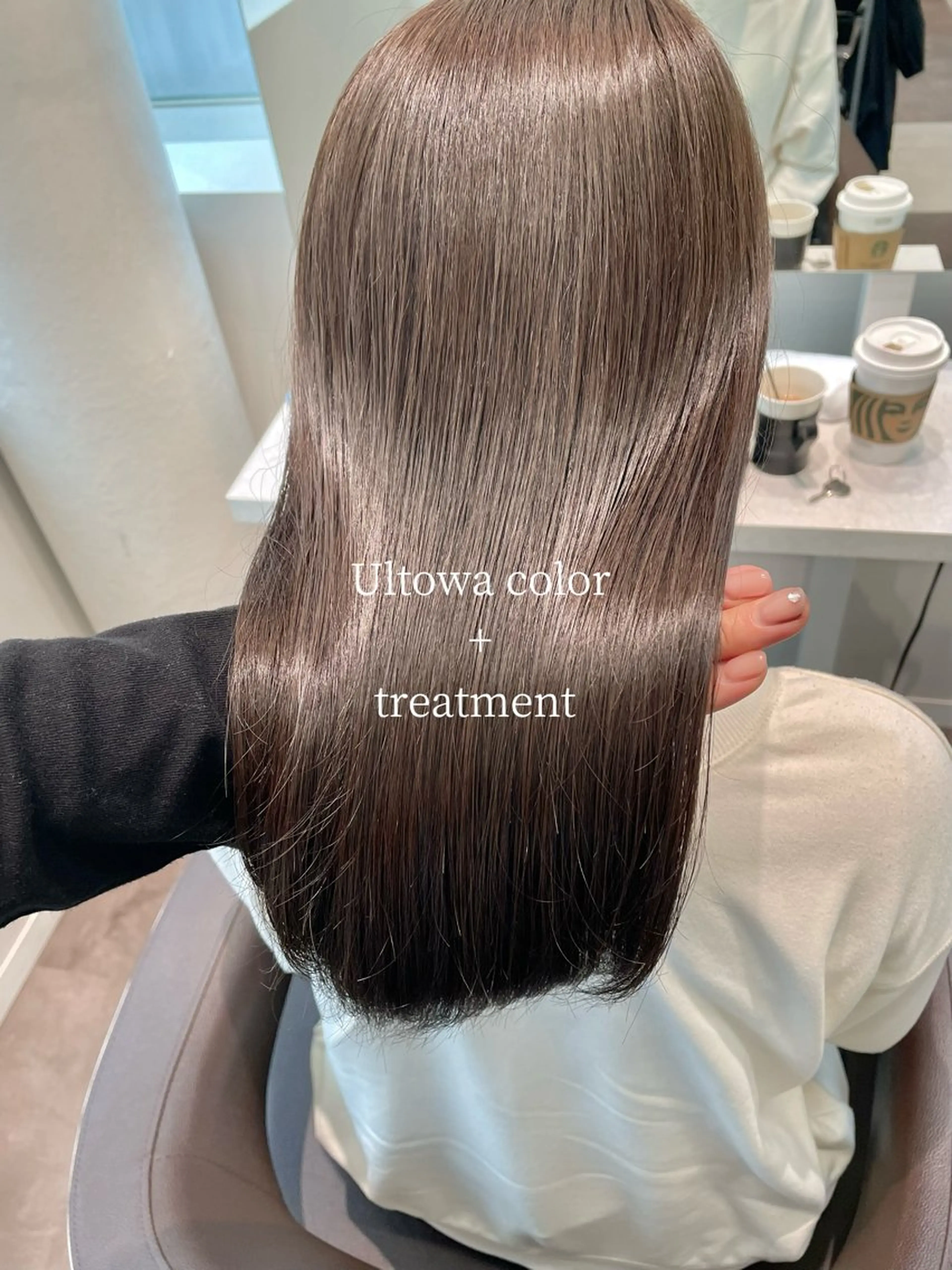 セミロング 髪質改善 salowin銀座6丁目所属・銀座 Megumiのヘアスタイル