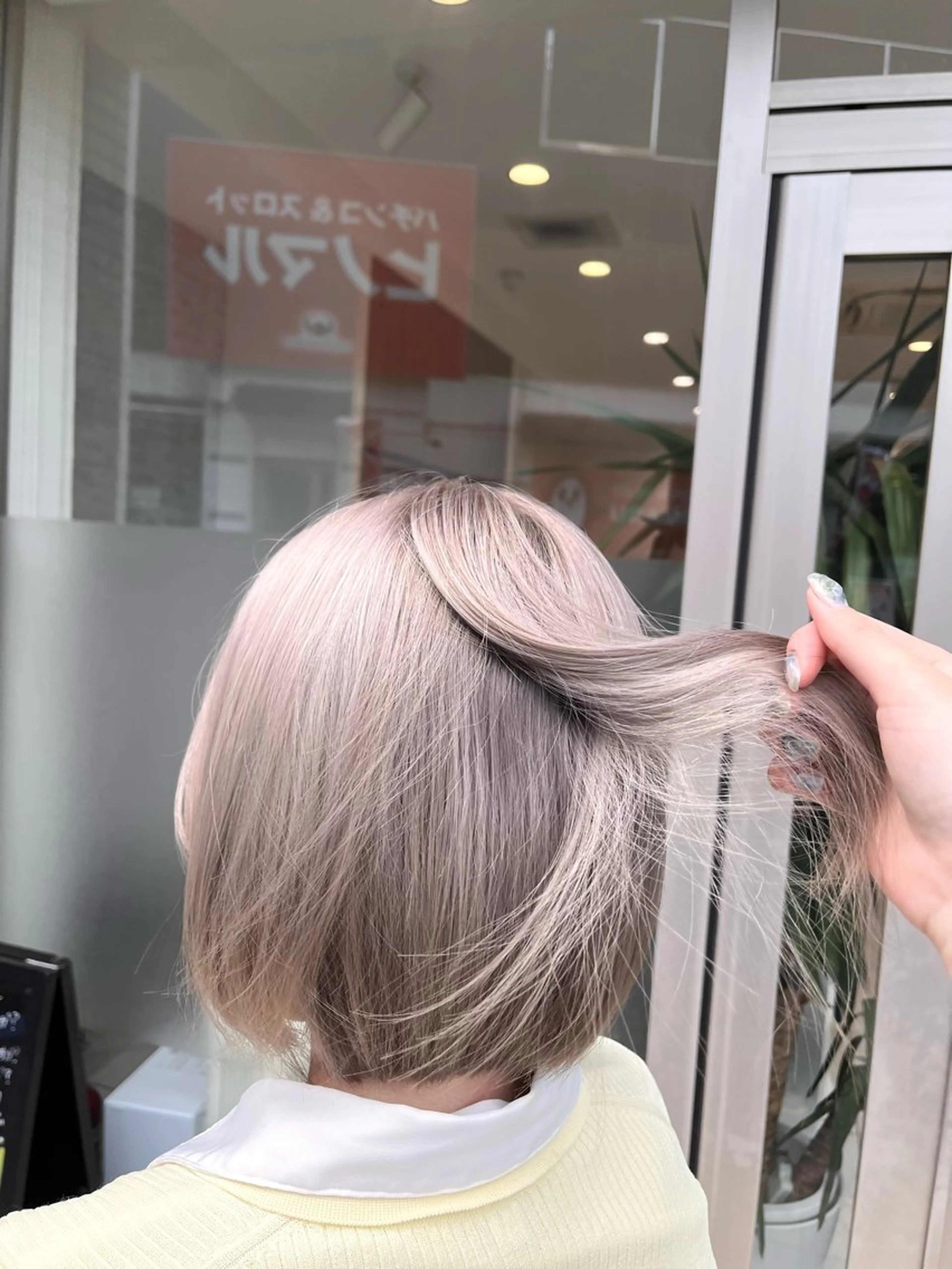 ミディアム ヘアカラー 🇰🇷韓国ヘア 🇰🇷SAKURAのヘアスタイル