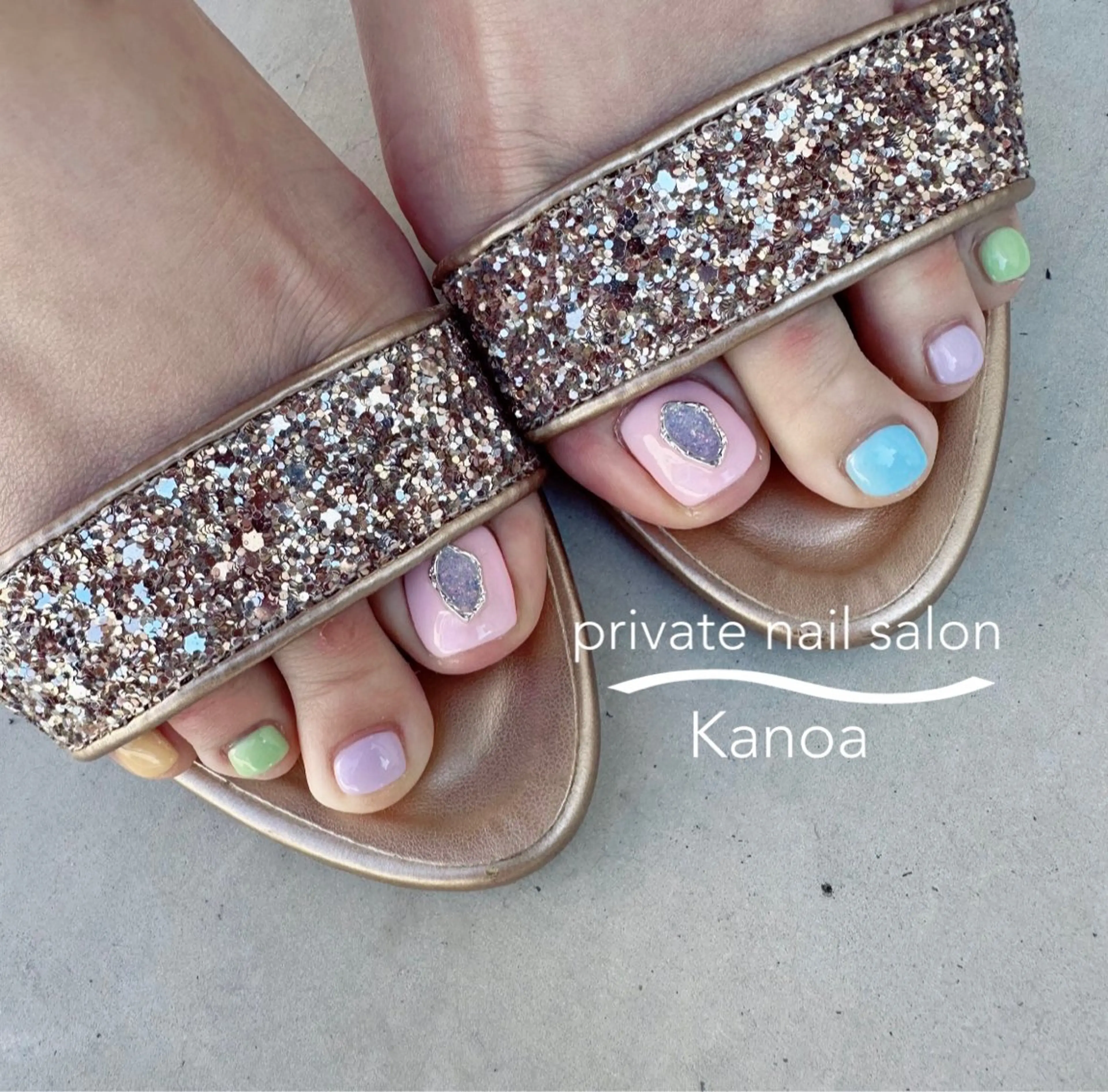 ネイル パステルネイル megu_ kanoanailのネイルデザイン