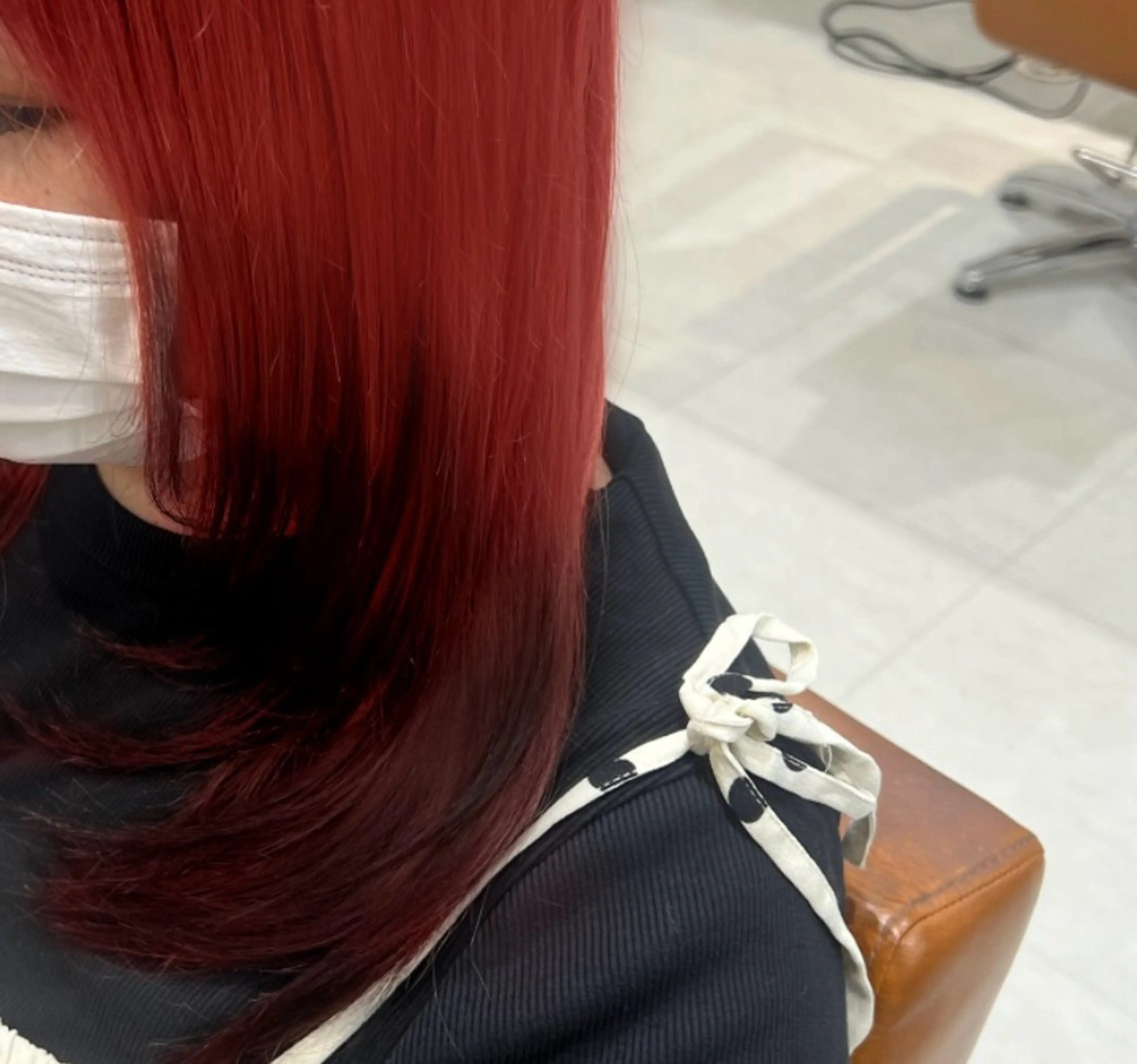 セミロング カラー ヘアカラー 🫧艶髪カラー🫧 伊原修子のヘアスタイル