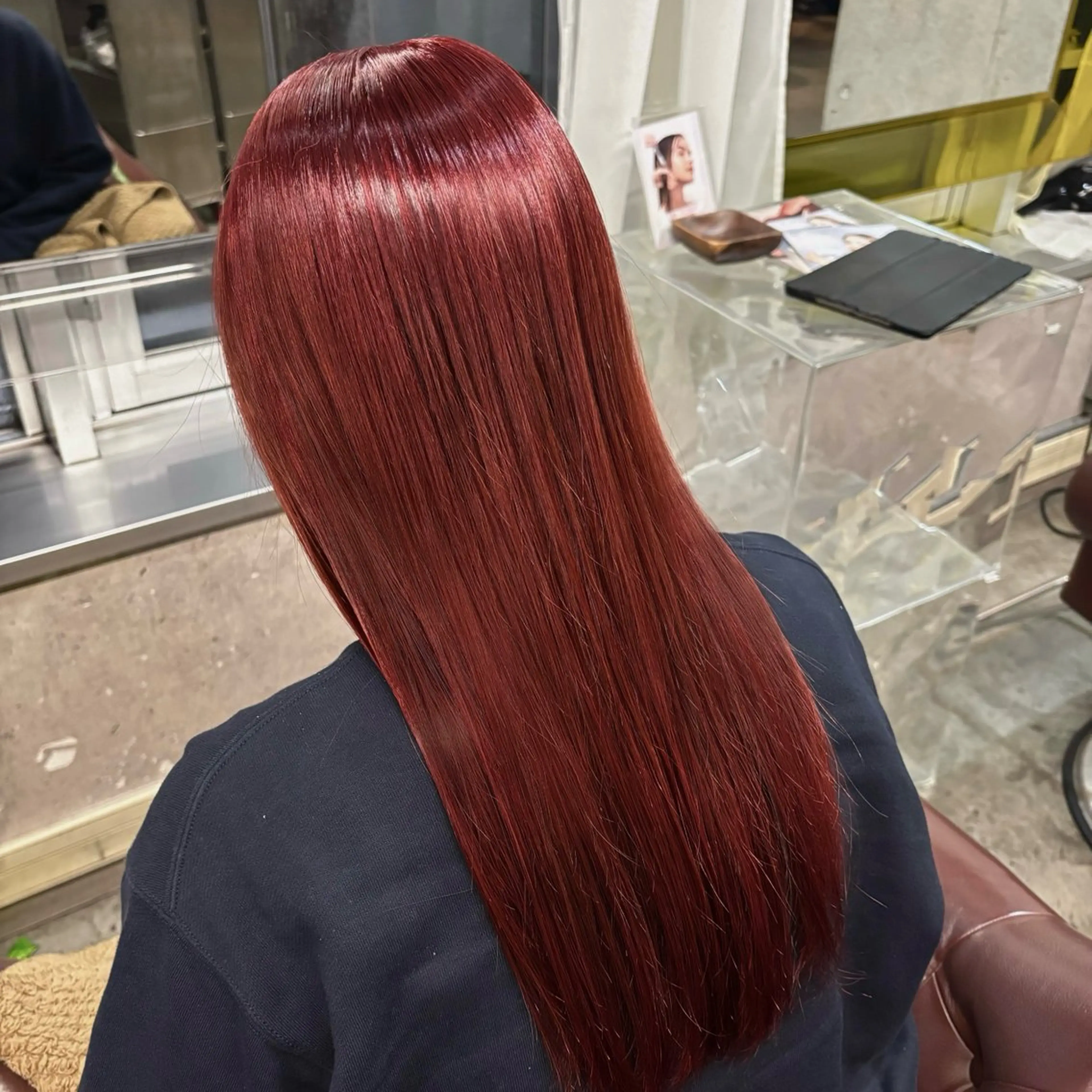 カラー ブラウンカラー ヘアカラー Hair×design ARUE所属・HAGA HINAのヘアスタイル