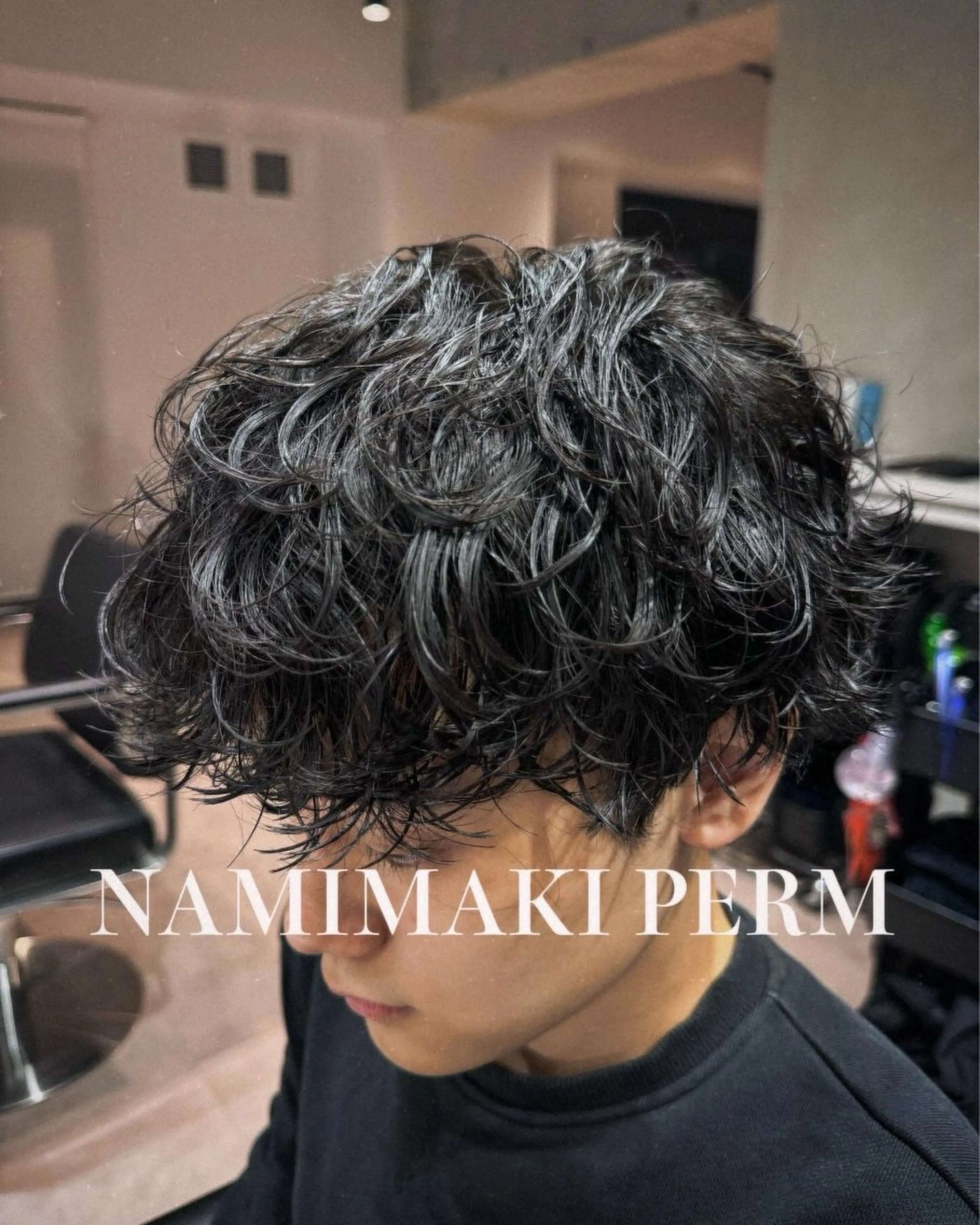 パーマ メンズ メンズ特化 ナカネ カツヤのヘアスタイル