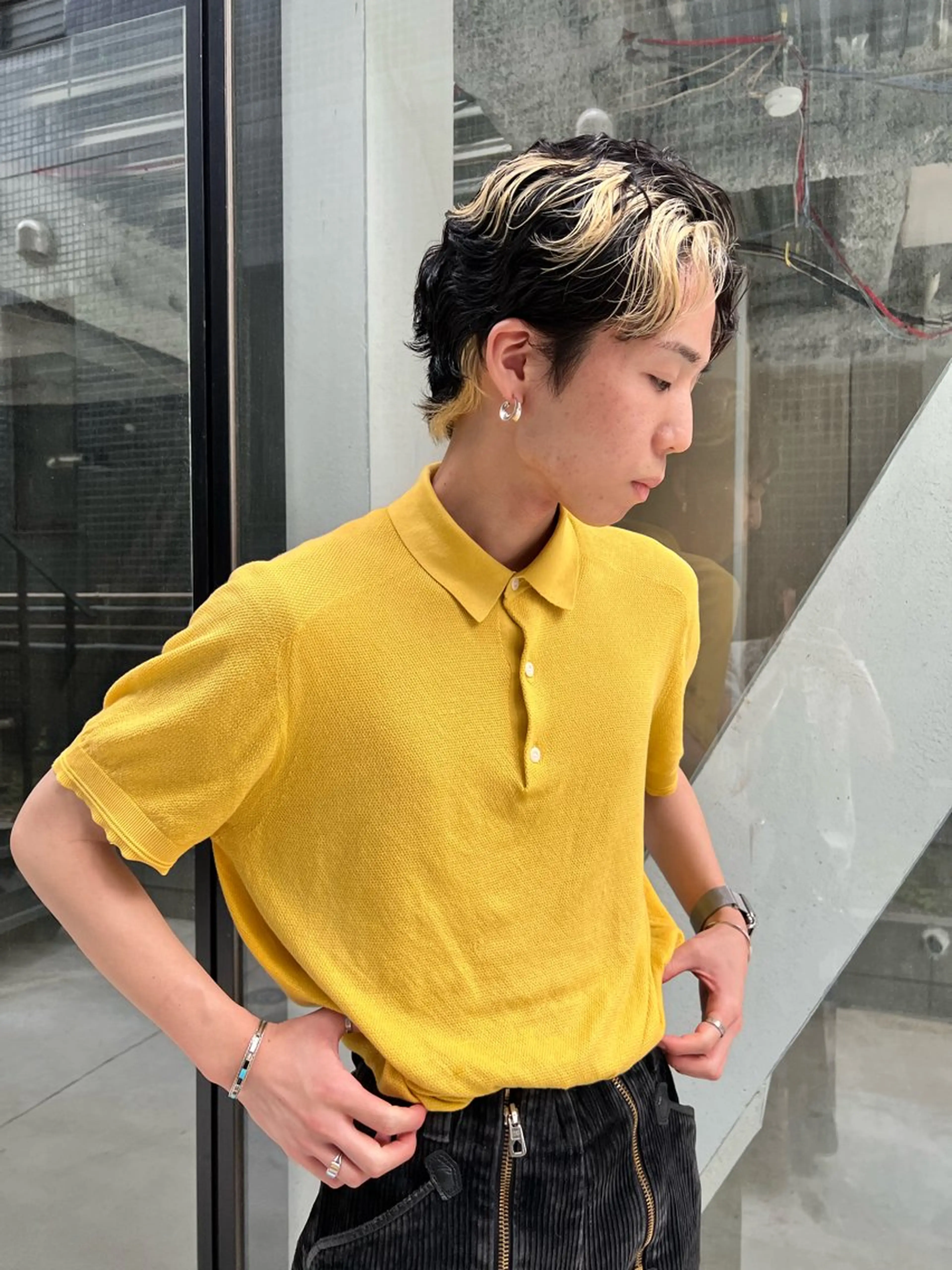 ショート カラー メンズ カット ヘアカラー haco＋所属・圧倒的デザイン力 店長🎨RENAのヘアスタイル