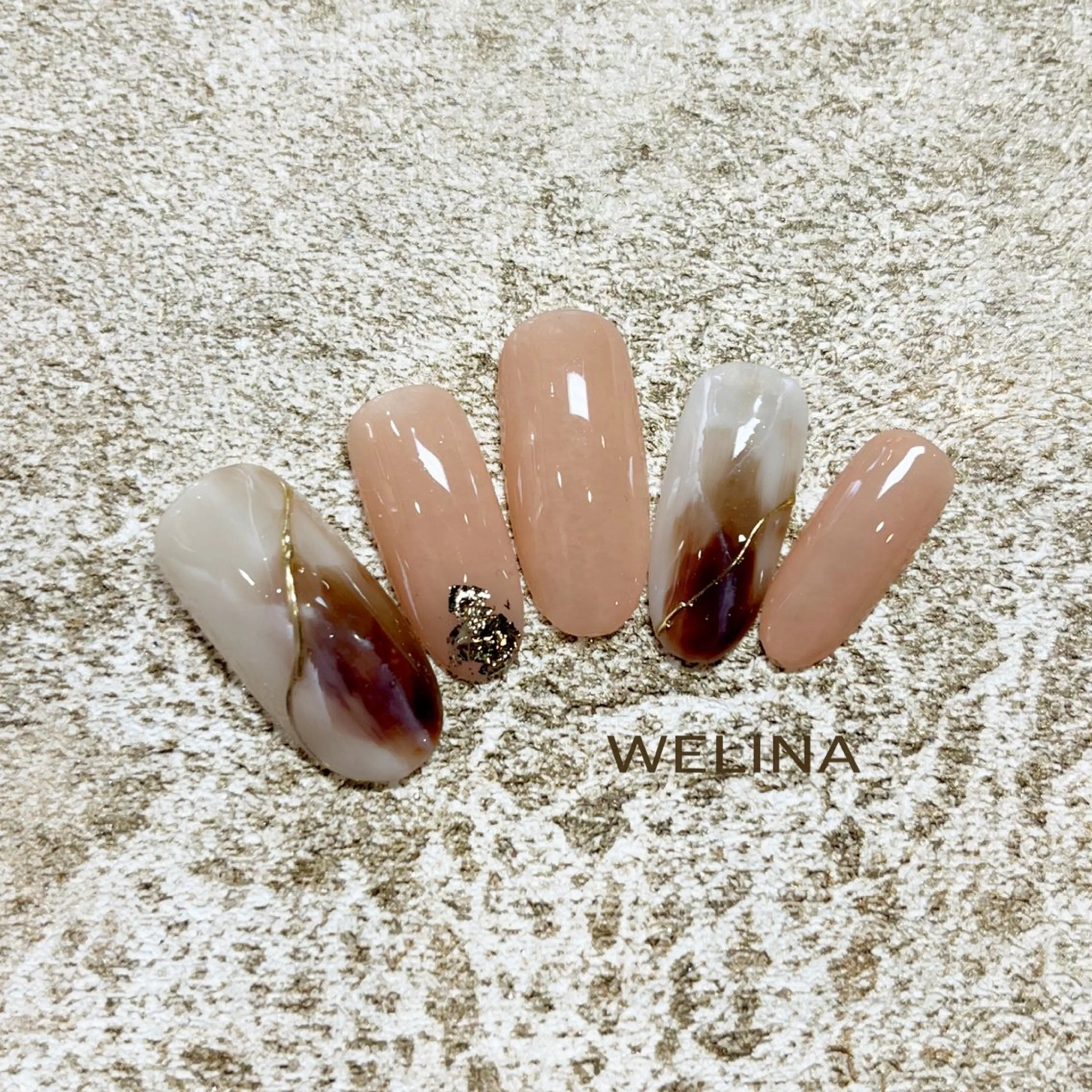 ネイル ニュアンスネイル welina yukaのネイルデザイン