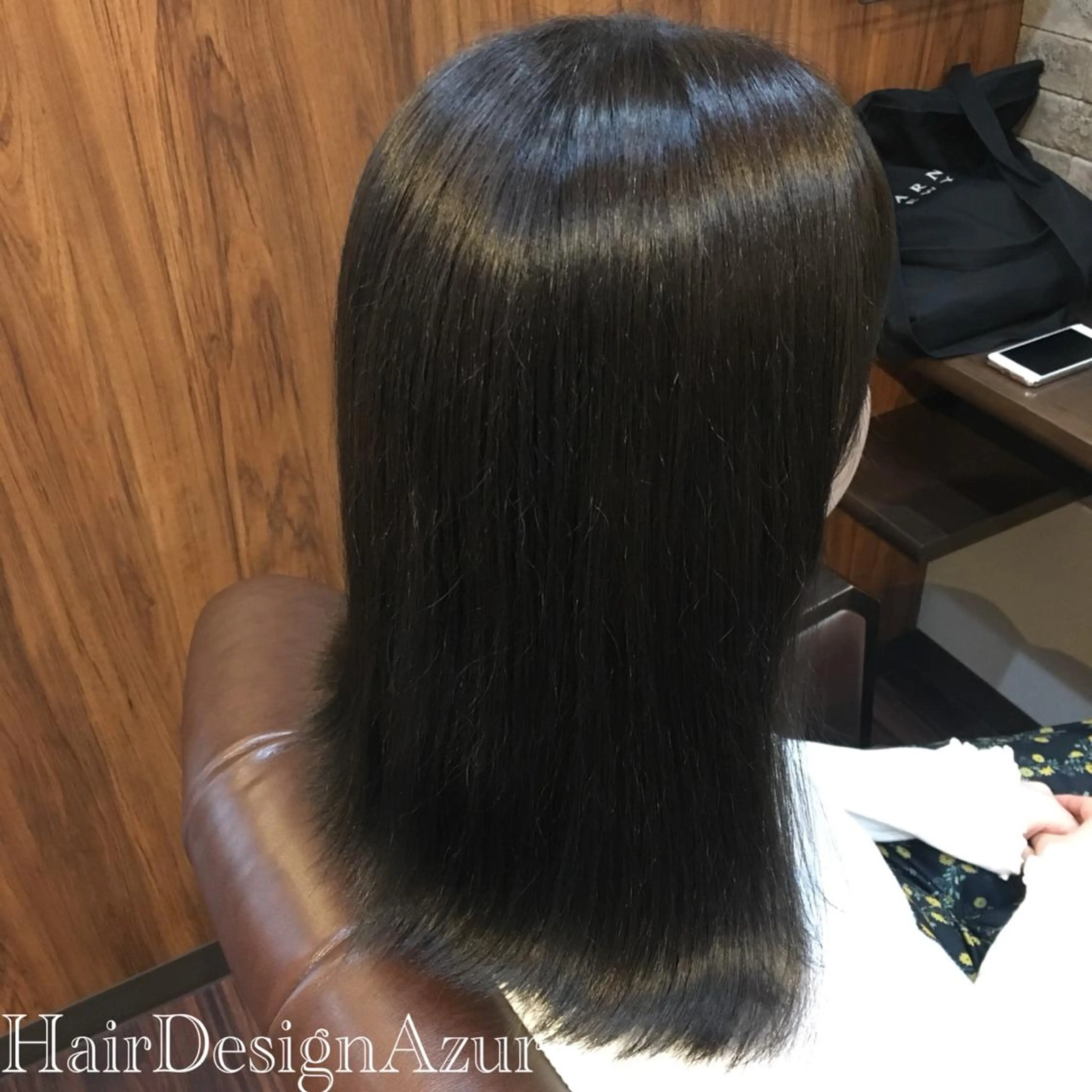 セミロング カラー HairDesign Azurのヘアスタイル