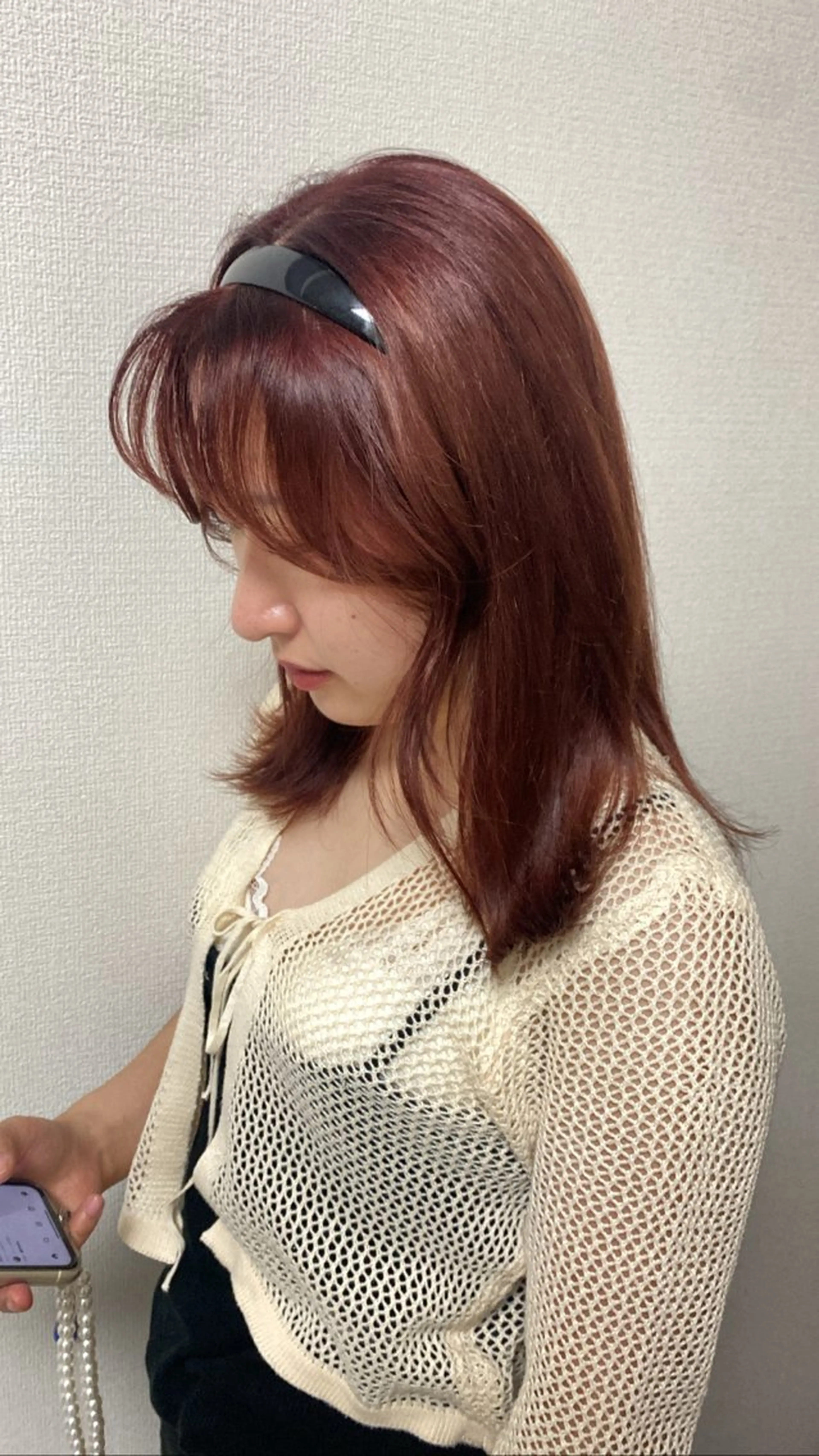 カラー knock所属・knock　國友 華乃のヘアスタイル