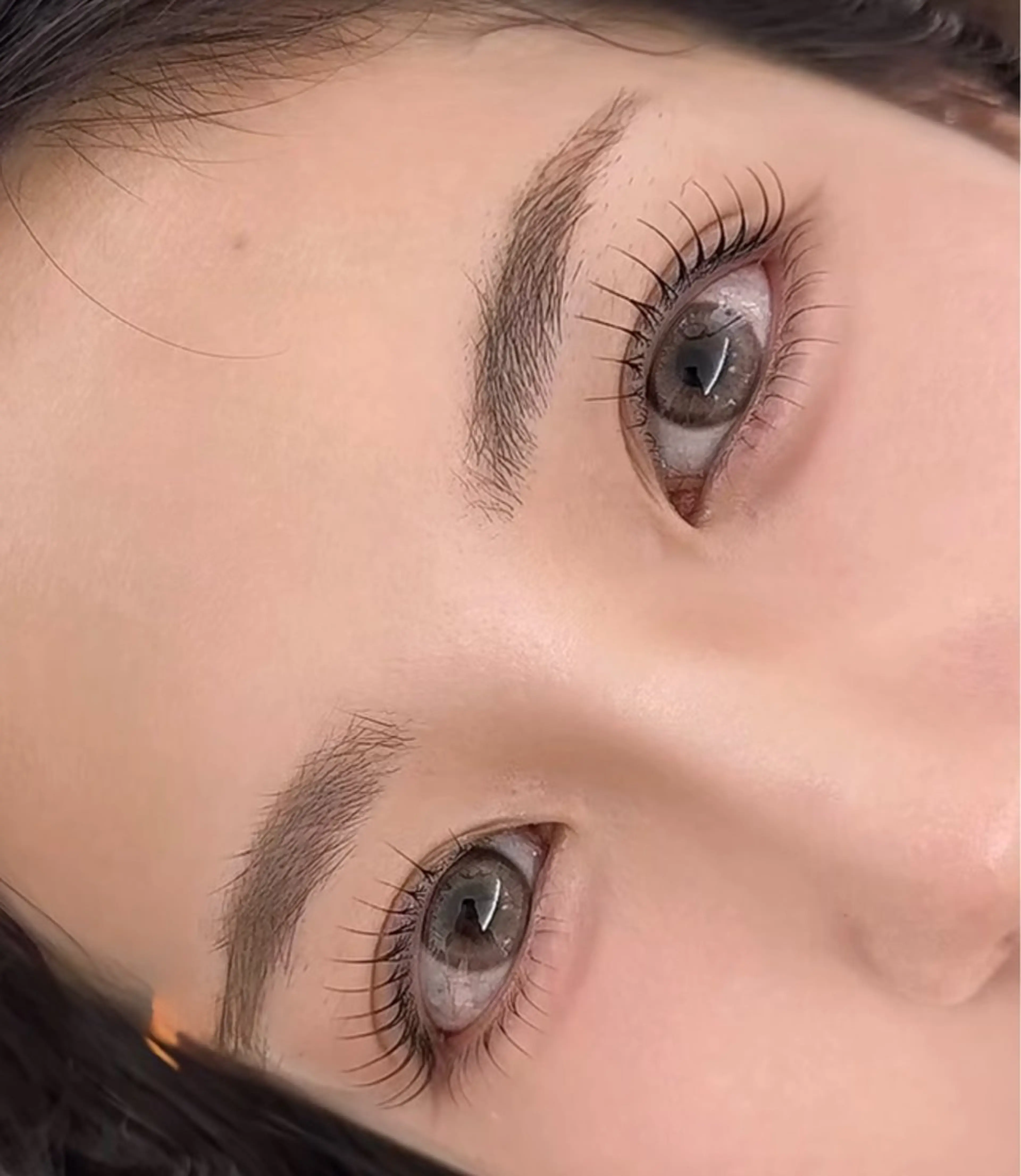 マツエク・マツパ 韓国風マツエク パリジェンヌラッシュリフト まつげパーマ 下まつげエクステ 一重×まつ毛パーマ マツパ キンバネ・サロン 高田馬場店のマツエク・マツパデザイン