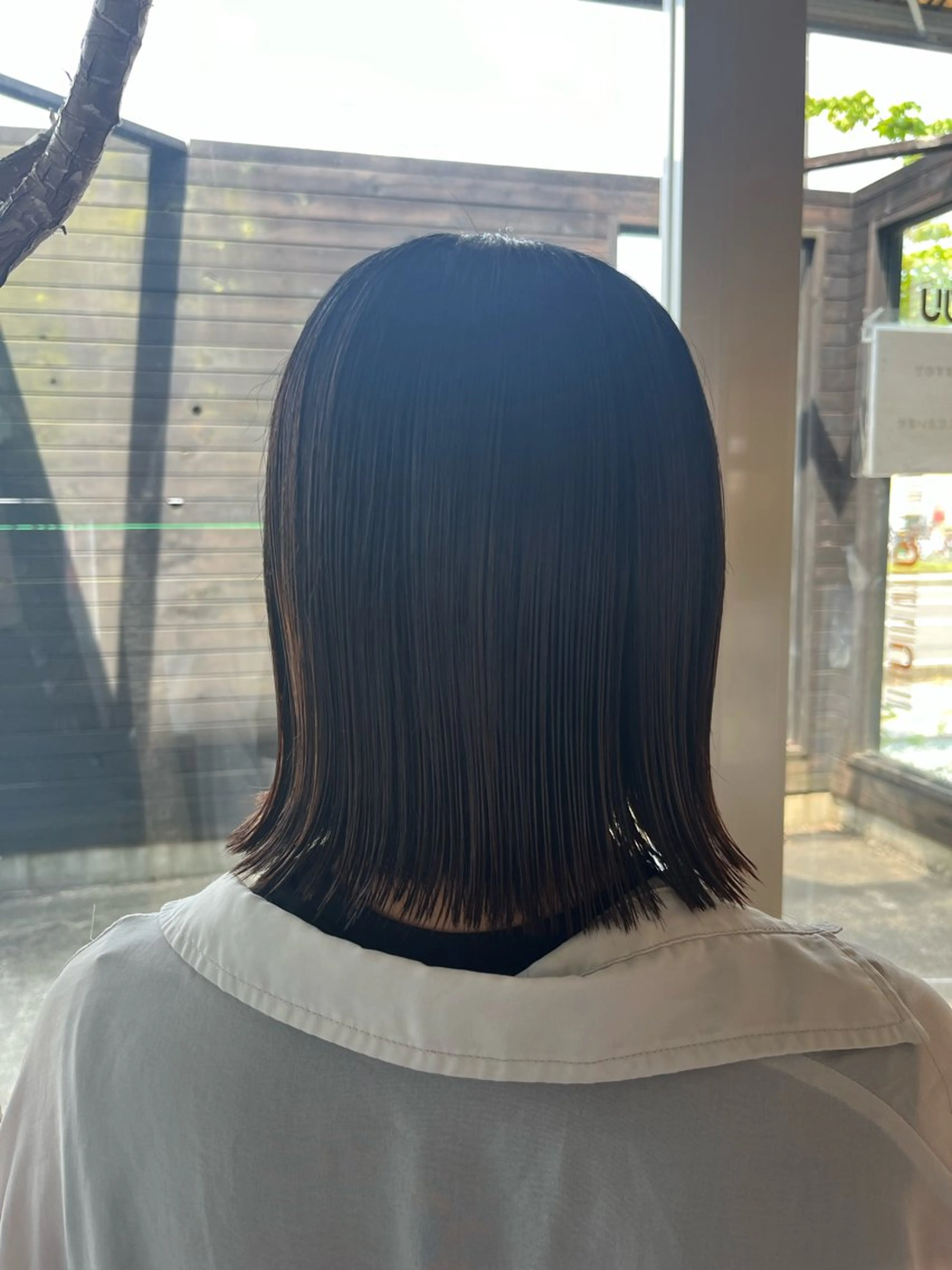 ショート 切りっぱなしボブ ボブ カット 長南 やよいのヘアスタイル
