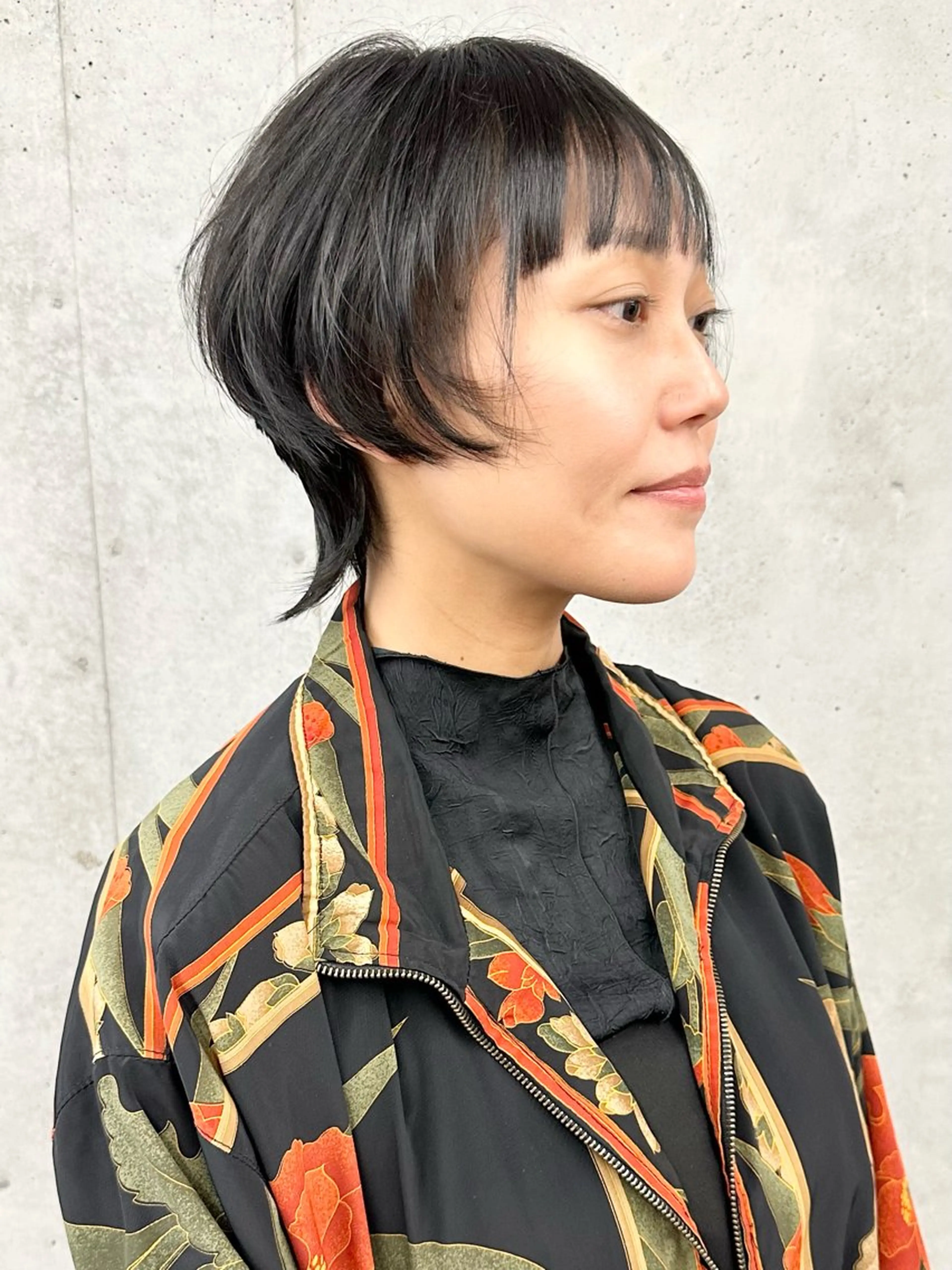 ショート 小顔ボブ/お悩み解決 /ボブパーマ/とういのヘアスタイル