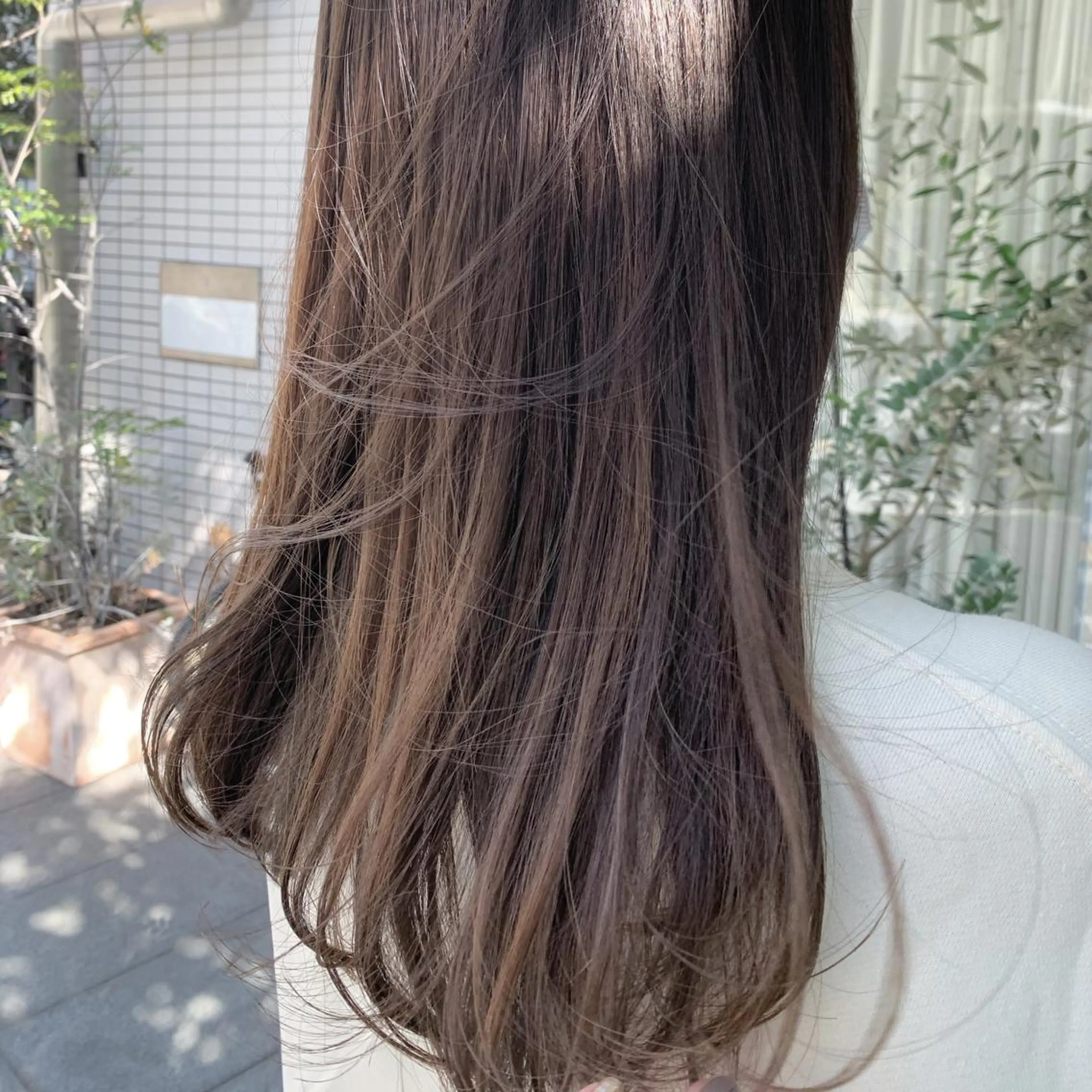 ロング カラー カット ヘアカラー fio マナミのヘアスタイル