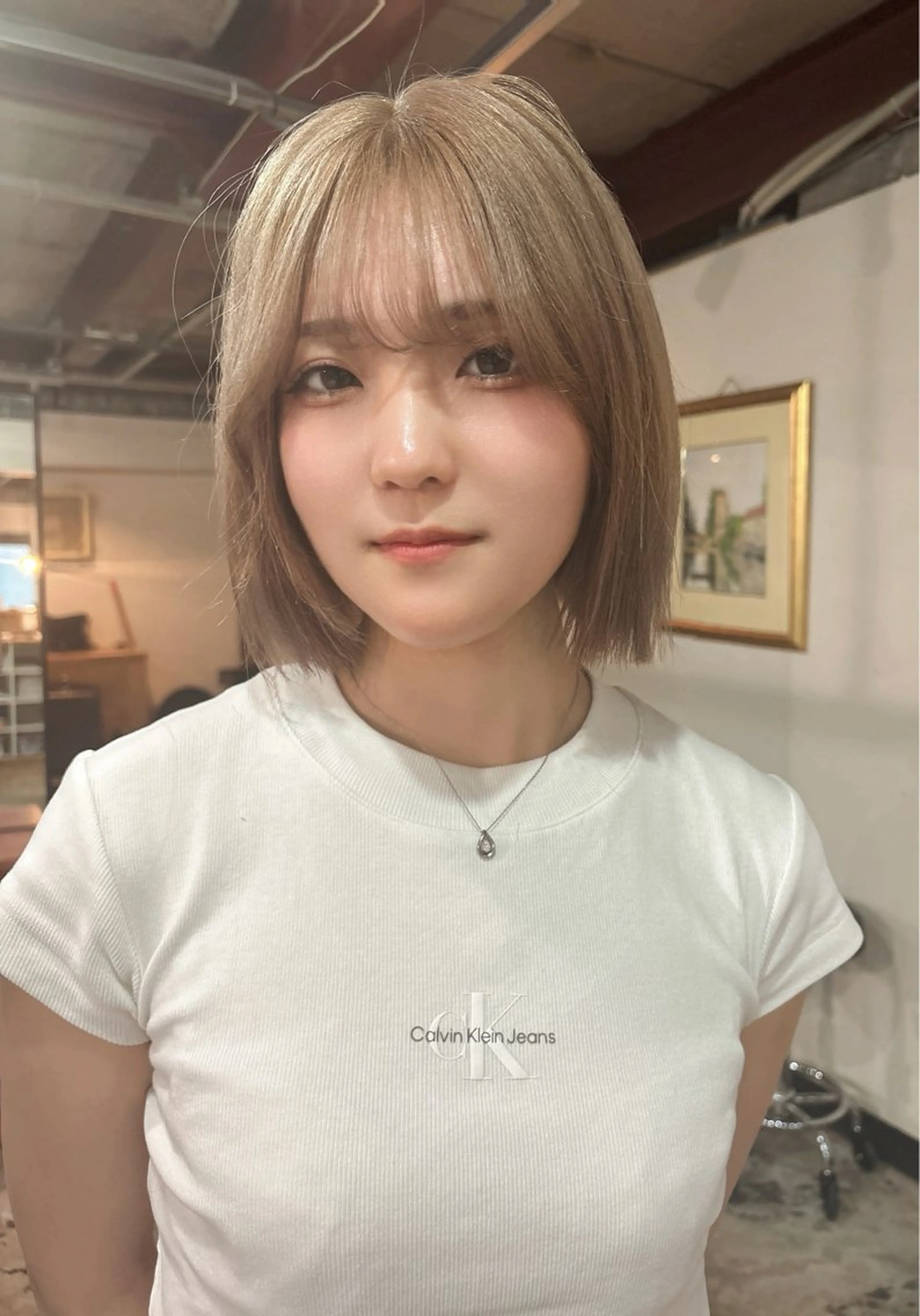 ショート 最新ケアカラー 髪質改善YUTOのヘアスタイル