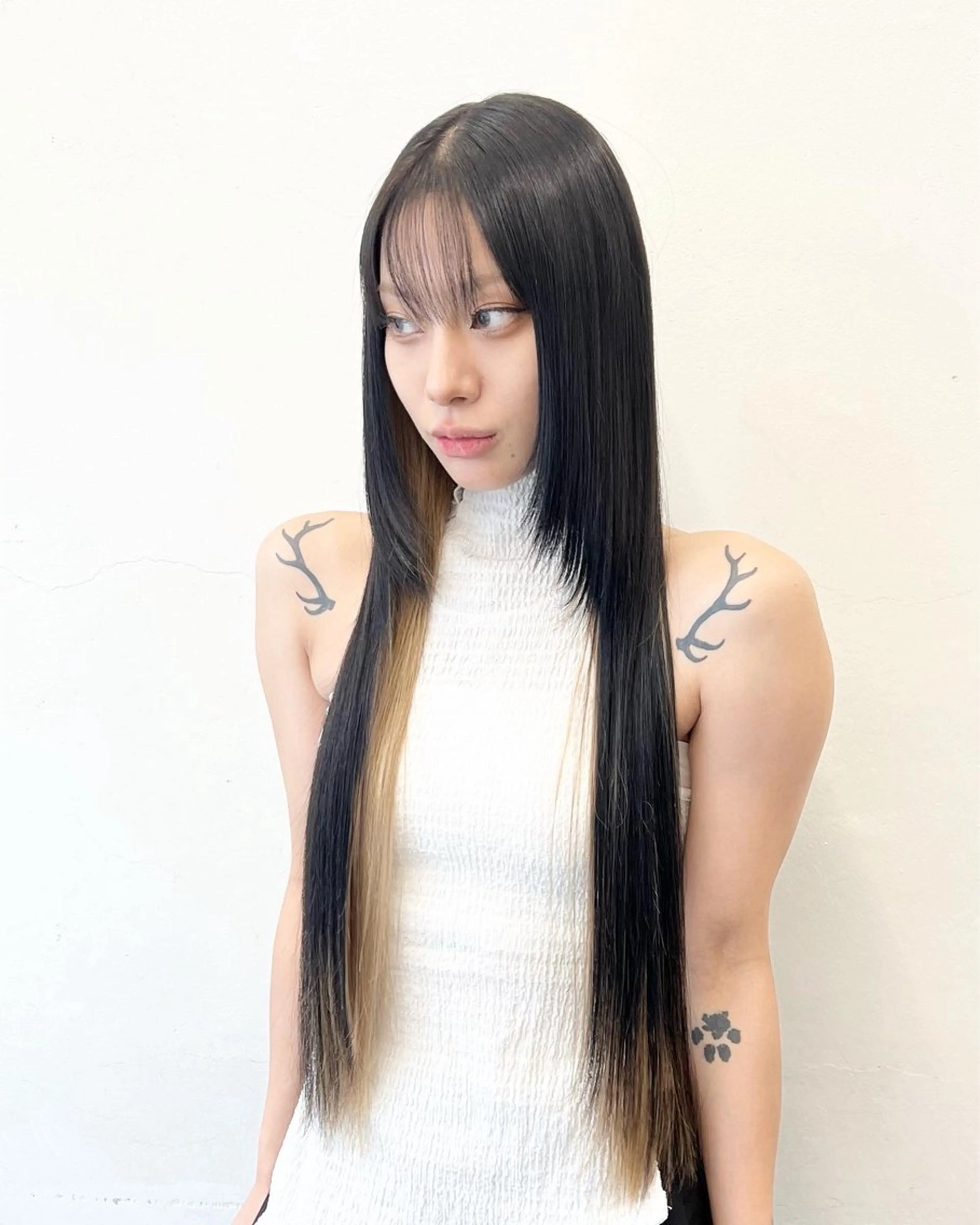 セミロング カラー ヘアカラー トリートメント HARU//原宿🤍 リピート率NO.1のヘアスタイル