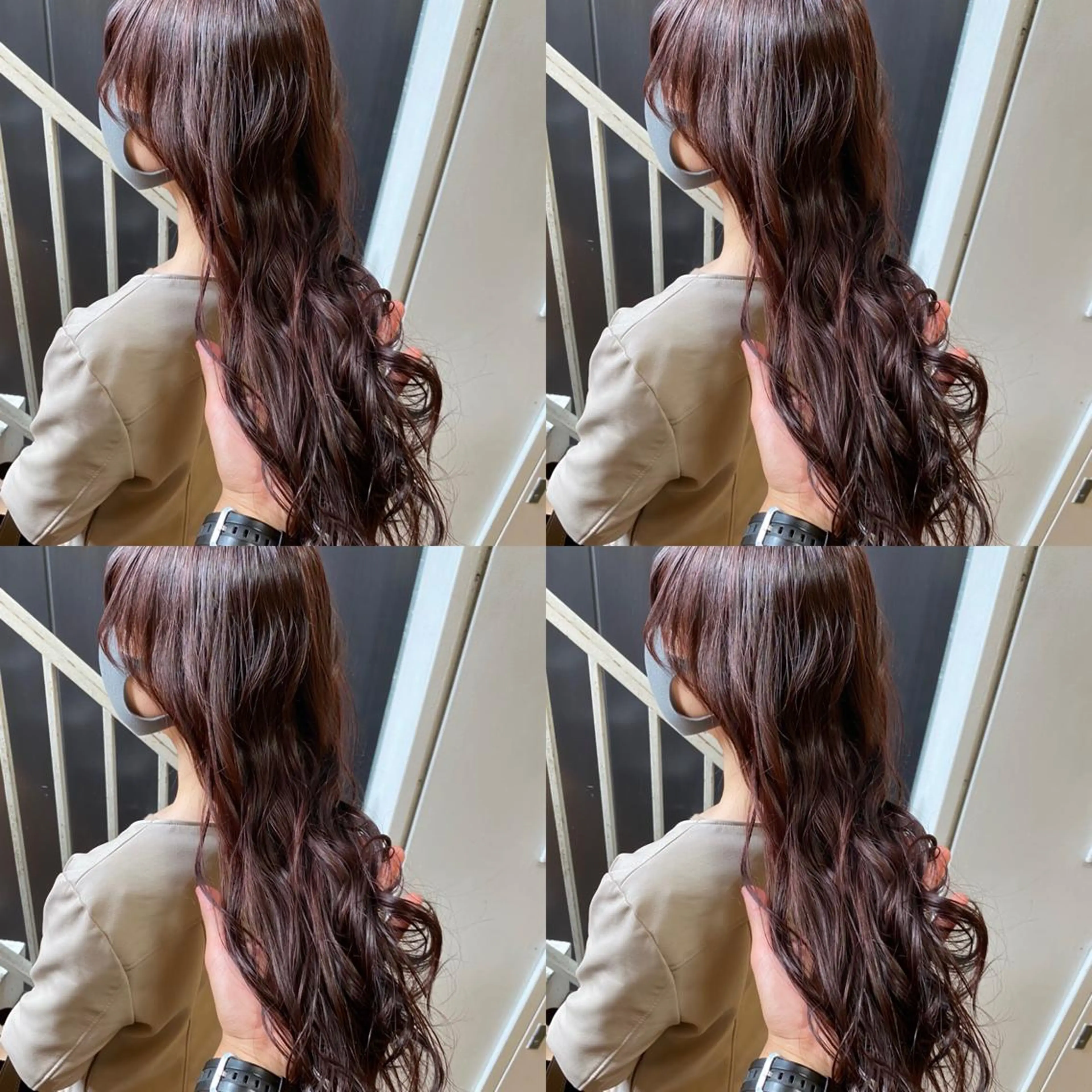 ロング カラー カット ヘアカラー パーマ ご予約 宜しくお願いします！のヘアスタイル