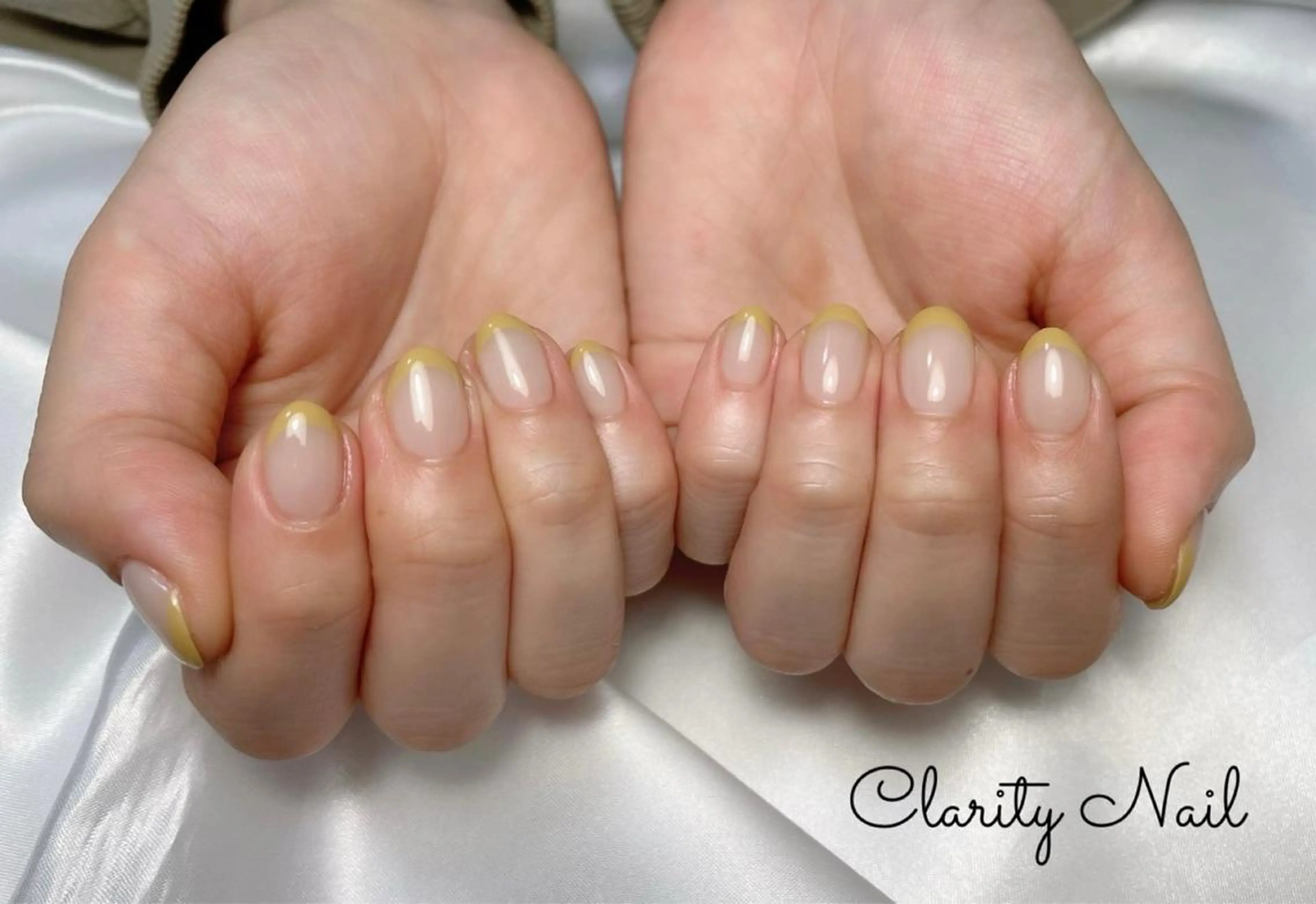 ネイル フレンチネイル ハンドネイル Clarity Nailのネイルデザイン